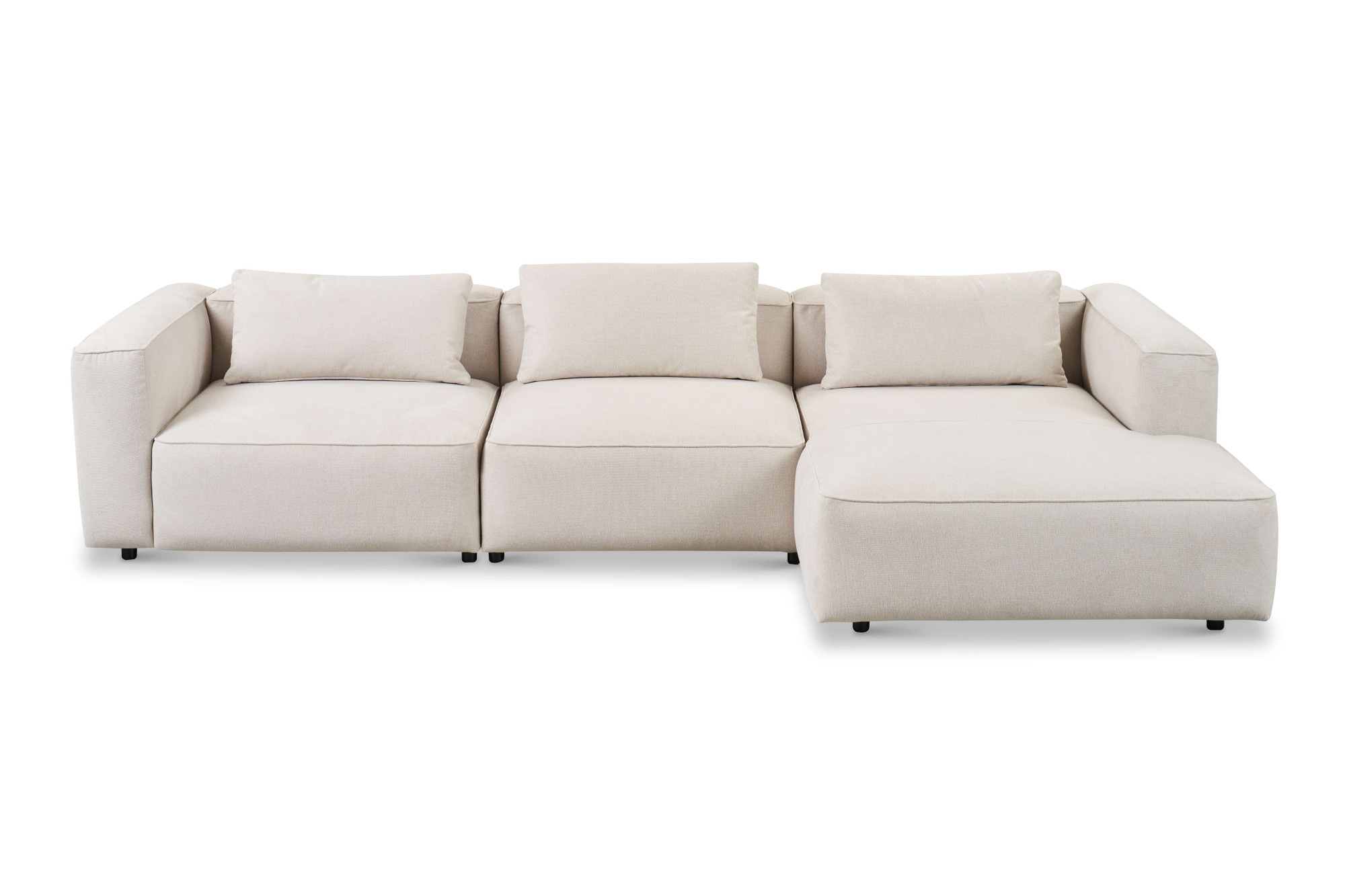 andas Ecksofa »Tvinnet«, Breite 317 cm, extra tiefe Sitzfläche, kubisches Sitzvergnügen