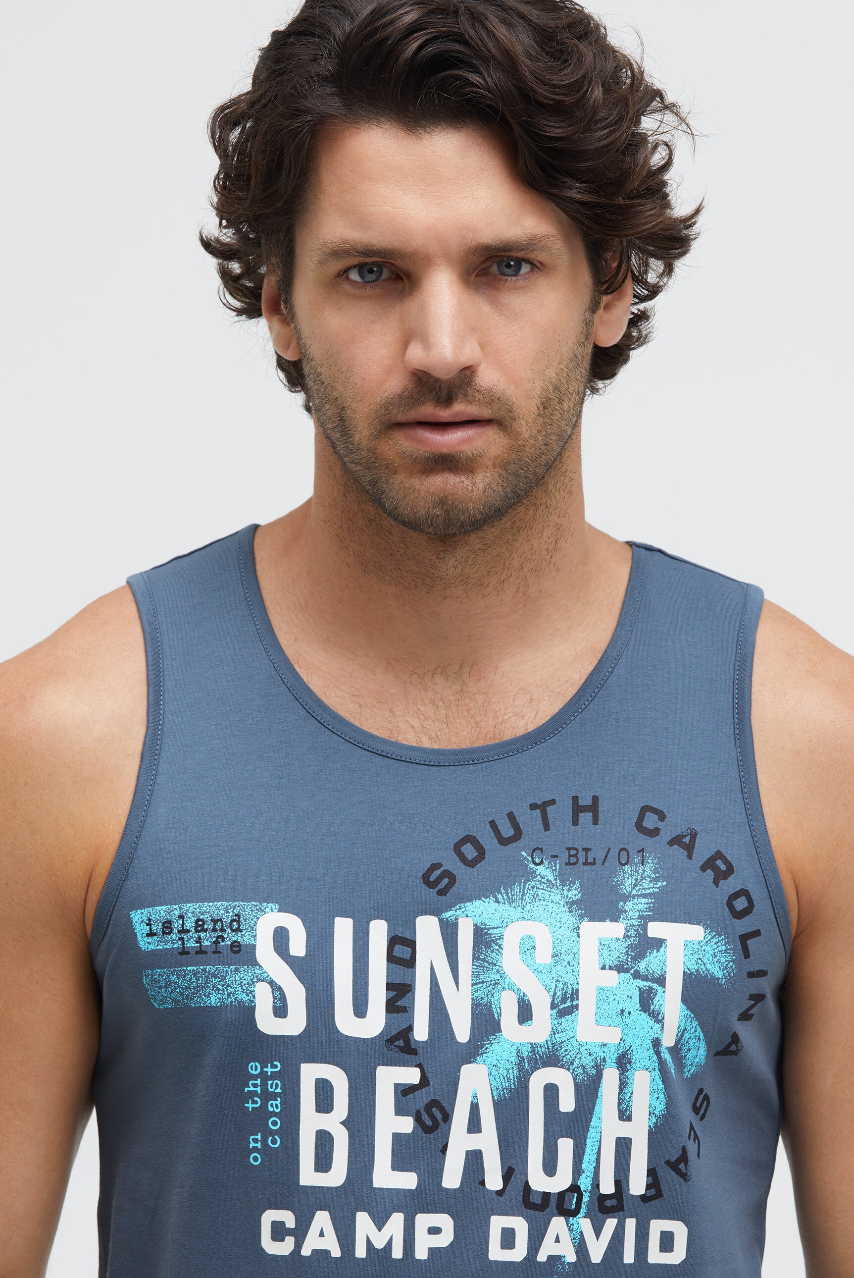 CAMP DAVID Tanktop aus Baumwolle