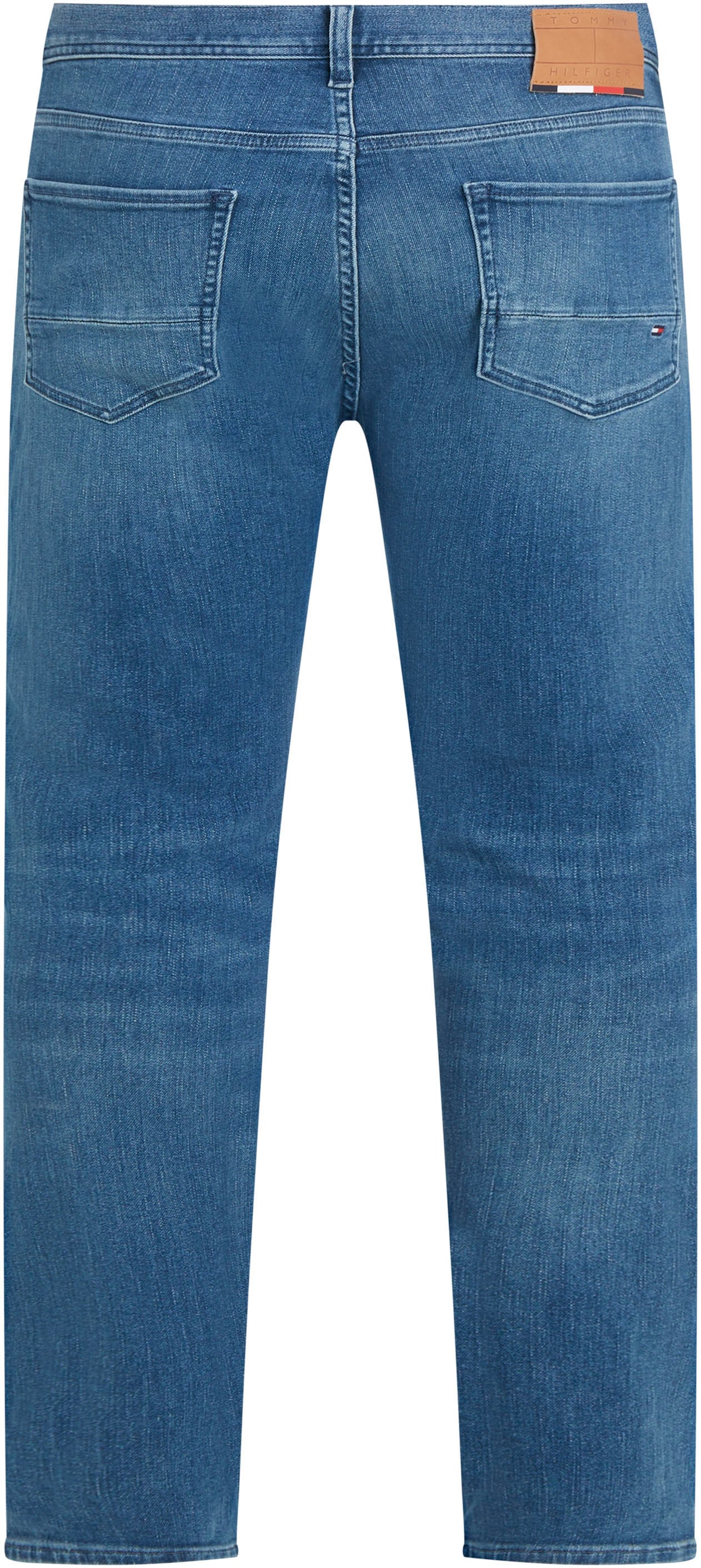 Tommy Hilfiger 5-Pocket-Jeans »SLIM BLEECKER PSTR«, mit Tommy Hilfiger Leder-Batch am hinteren Bundabschluss