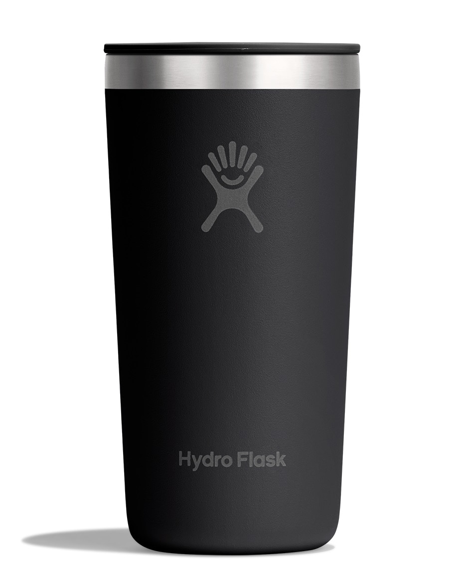 Hydro Flask Thermobecher "12 OZ All Around Tumbler Press-In Lid, 355 ml" Kompatibel mit Trinkhalmdeckel und verschließbaren Eindrückdeckel