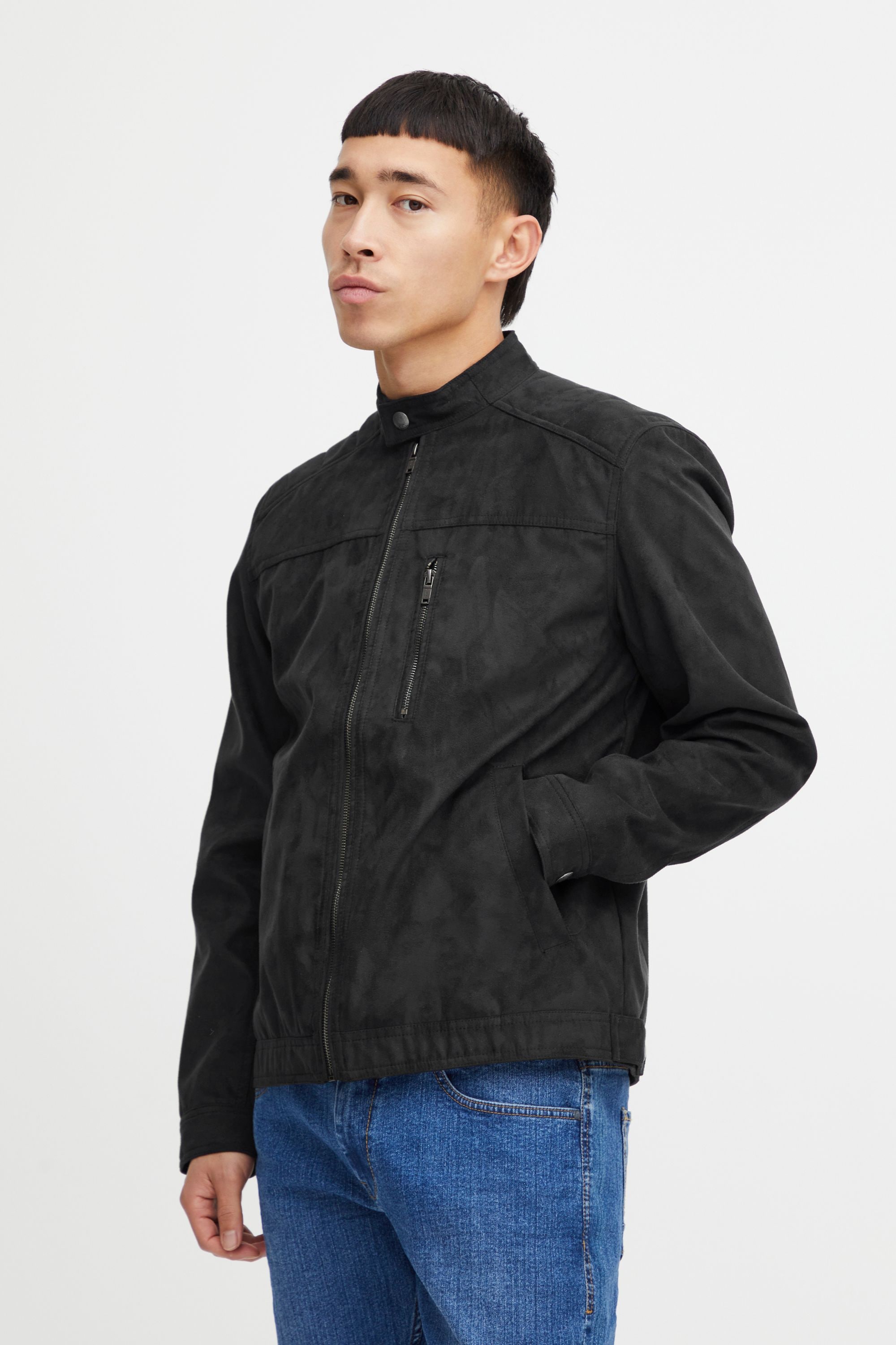 Blend Lederimitatjacke "BHOuterwear" ohne Kapuze Coole Kunstlederjacke in R günstig online kaufen