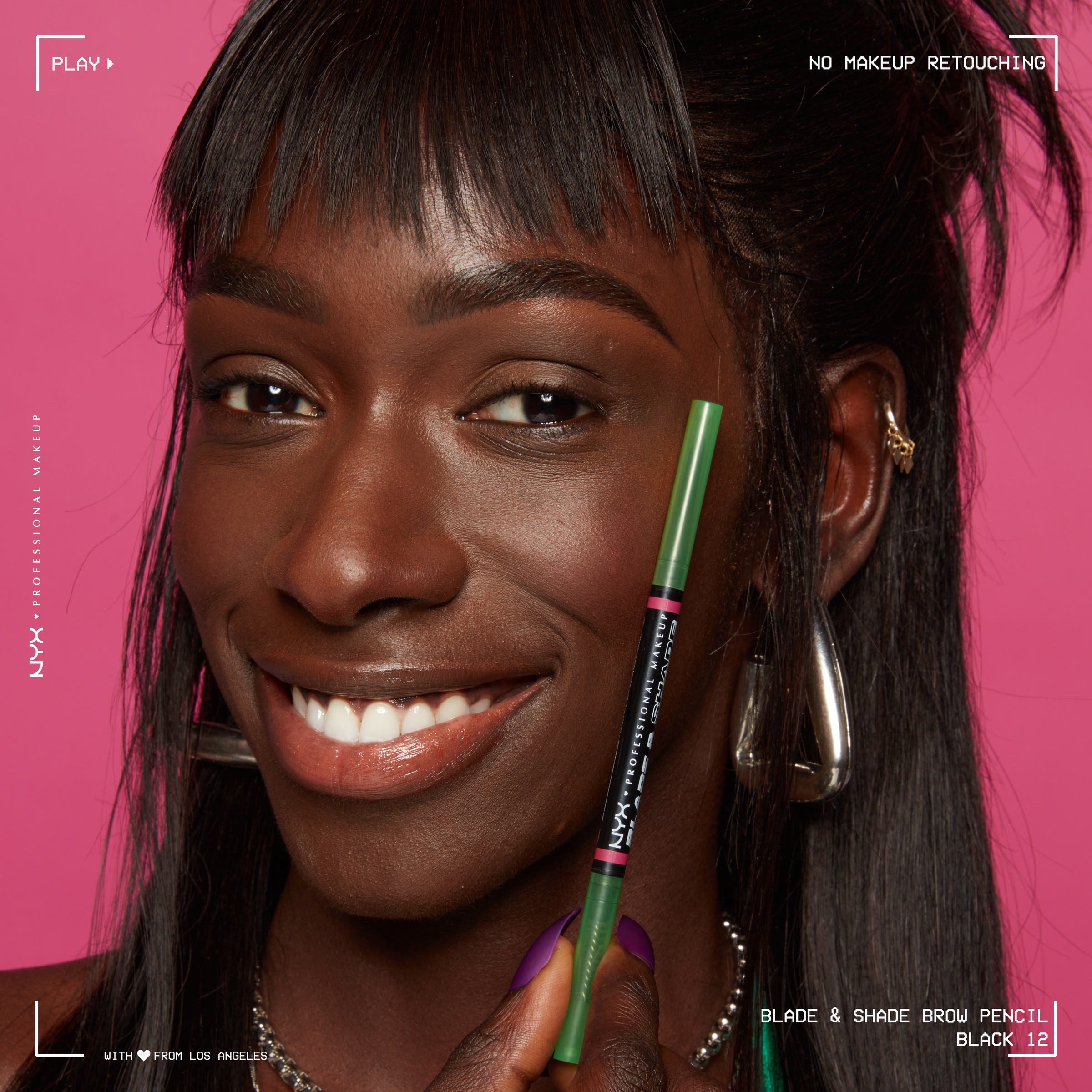 NYX Augenbrauenpflege »NYX Professional Makeup Blade & Shade Augenbrauenstift«