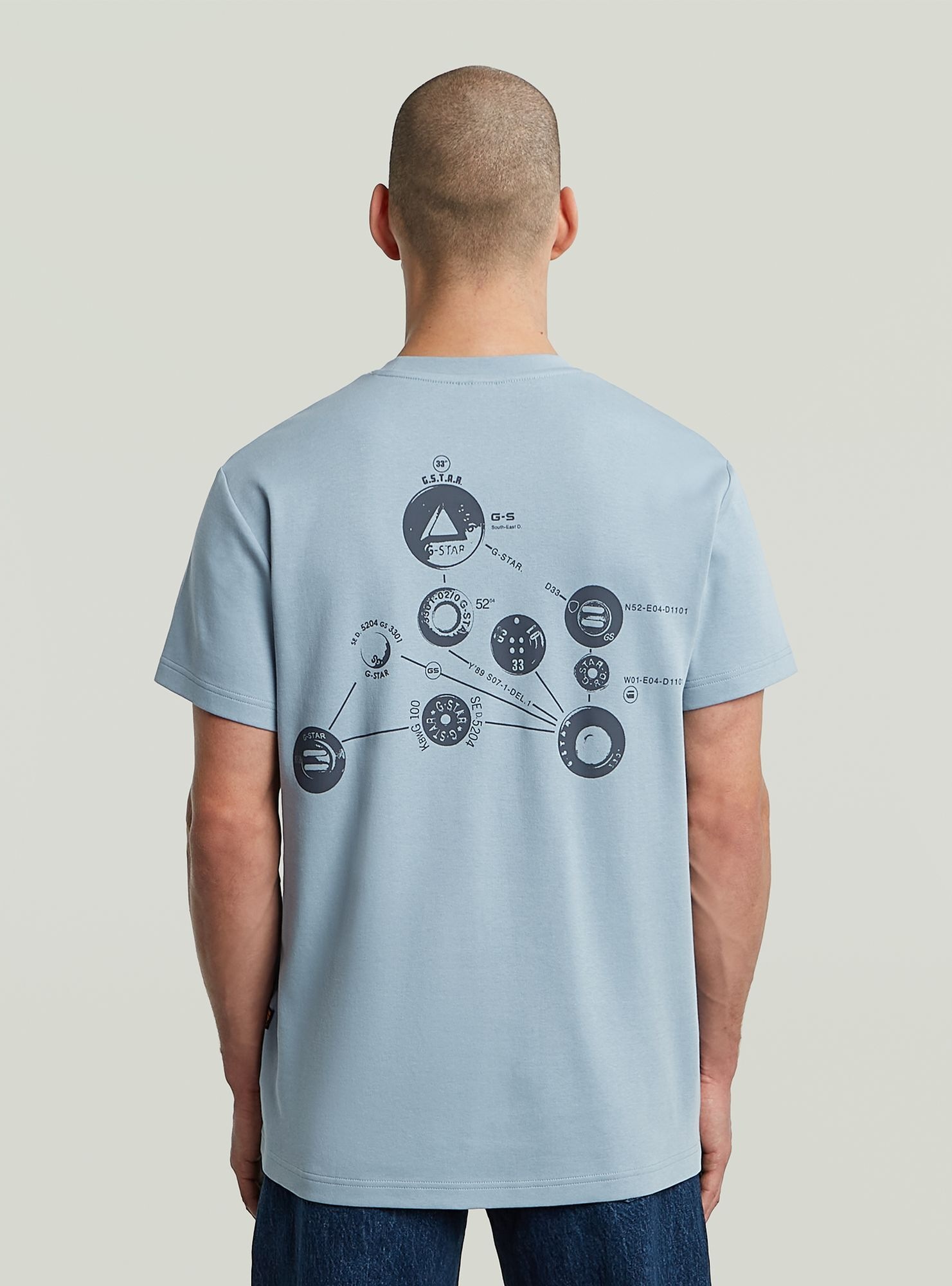 G-STAR T-Shirt »Trims Back Graphic T-Shirt«
