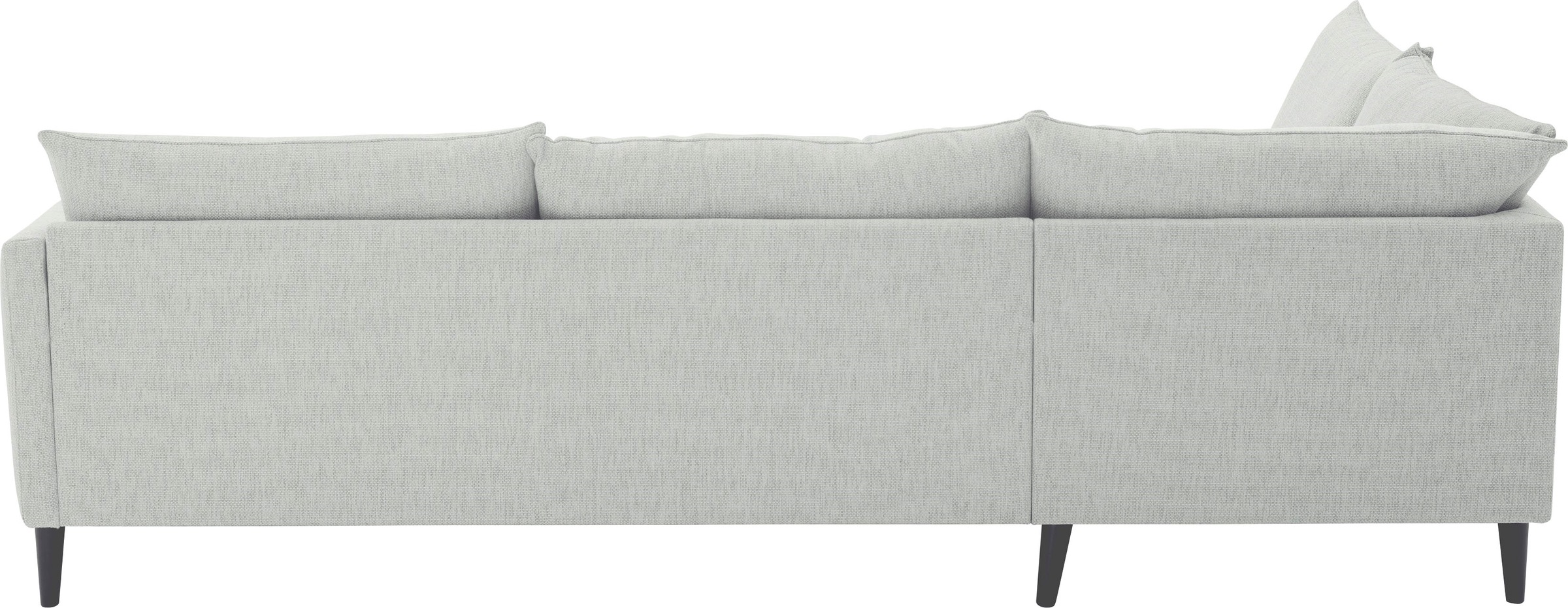 ATLANTIC home collection Ecksofa »Rekvik«, mit Wellenunterfederung, mit  Massivholzfüßen kaufen | BAUR