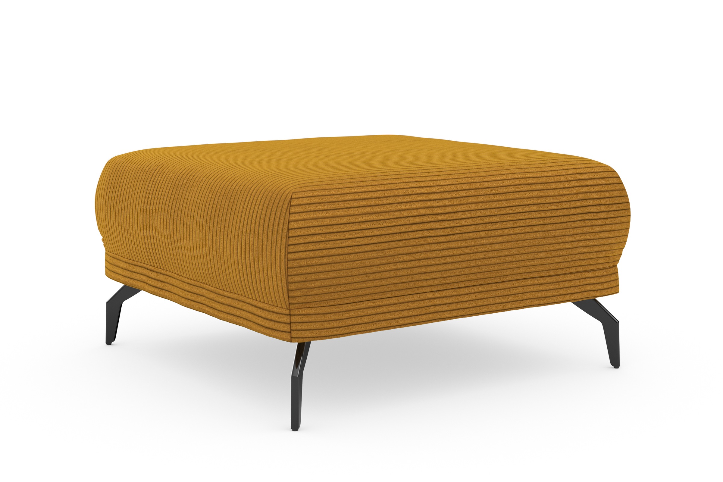 Home affaire Hocker "Coco" Cord-Bezug in 2 Ausführungen, Füßen 15 cm hoch günstig online kaufen