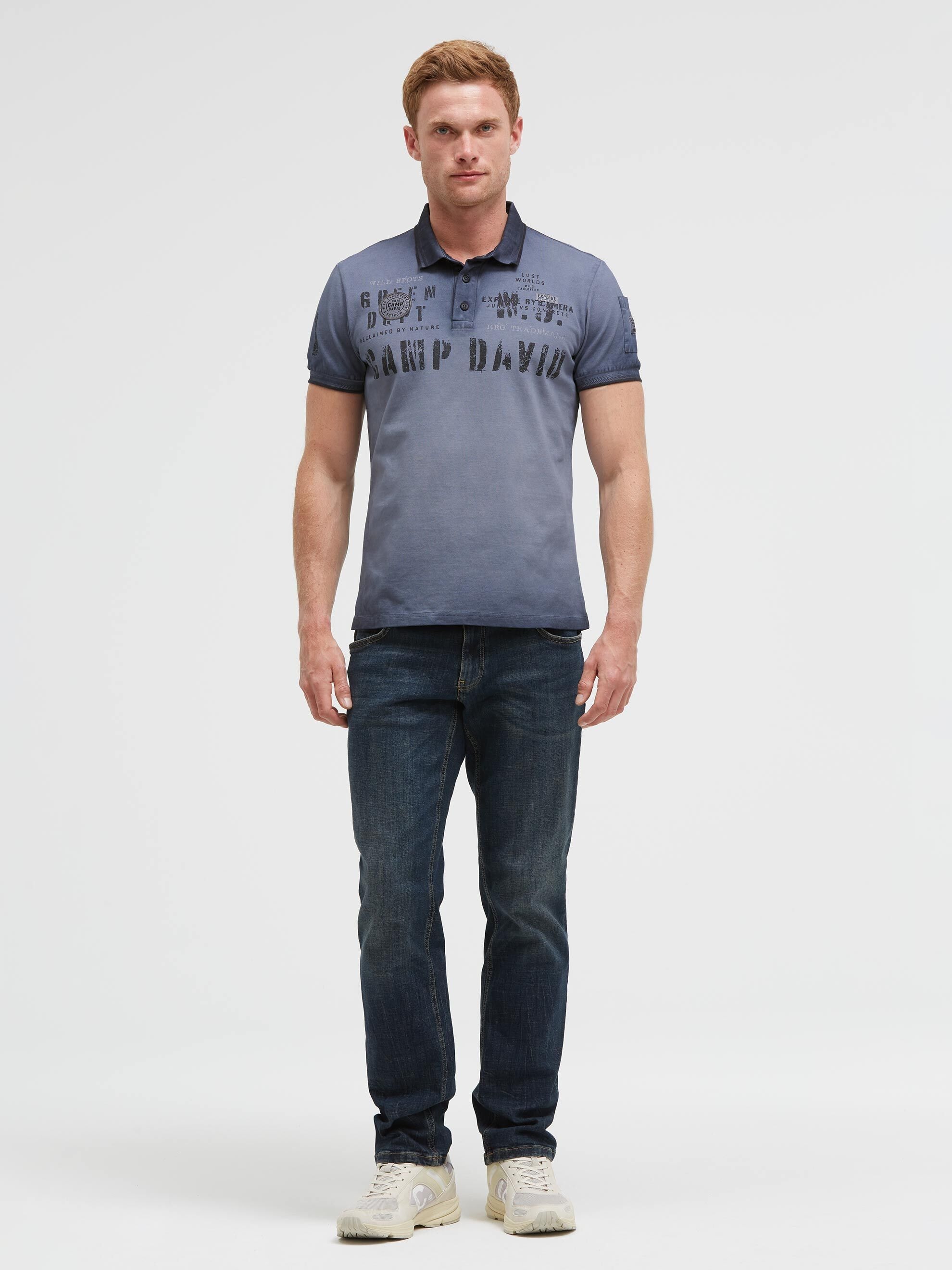 CAMP DAVID Poloshirt aus Baumwolle