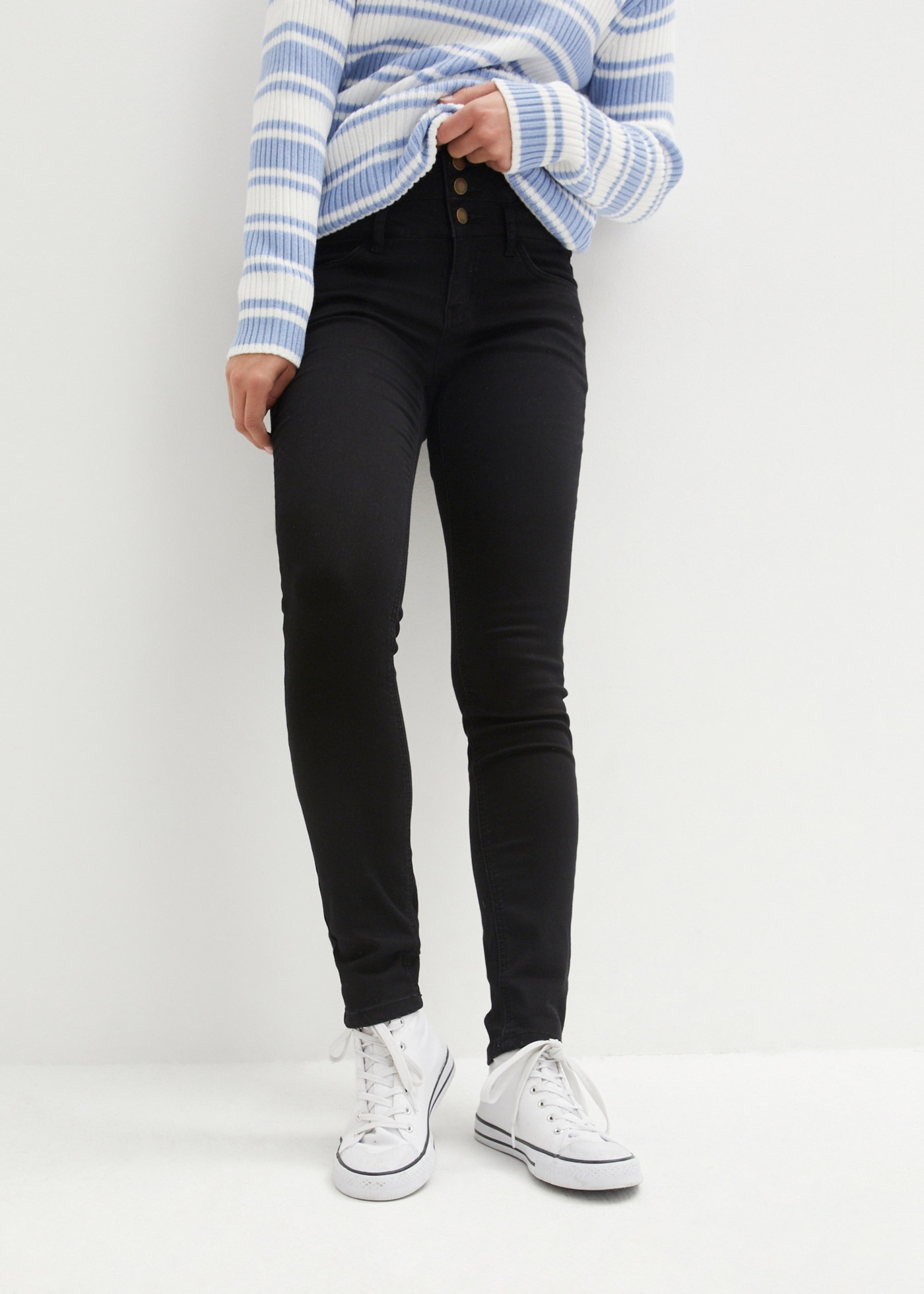 bonprix Skinny-fit-Jeans "Skinny Jeans High Waist, Shaping Thermojeans" The günstig online kaufen