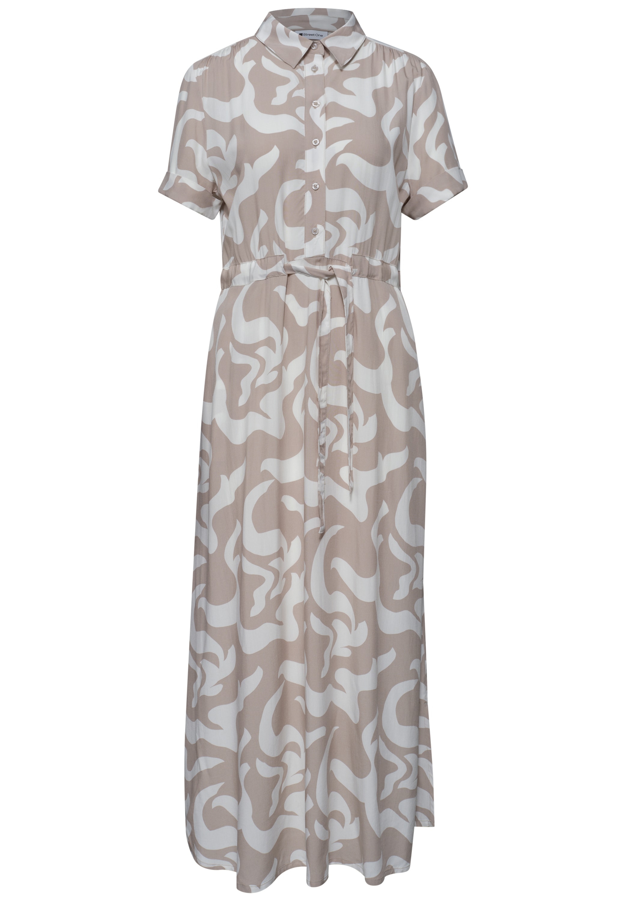 STREET ONE Maxikleid Eingrifftaschen aus Viskose