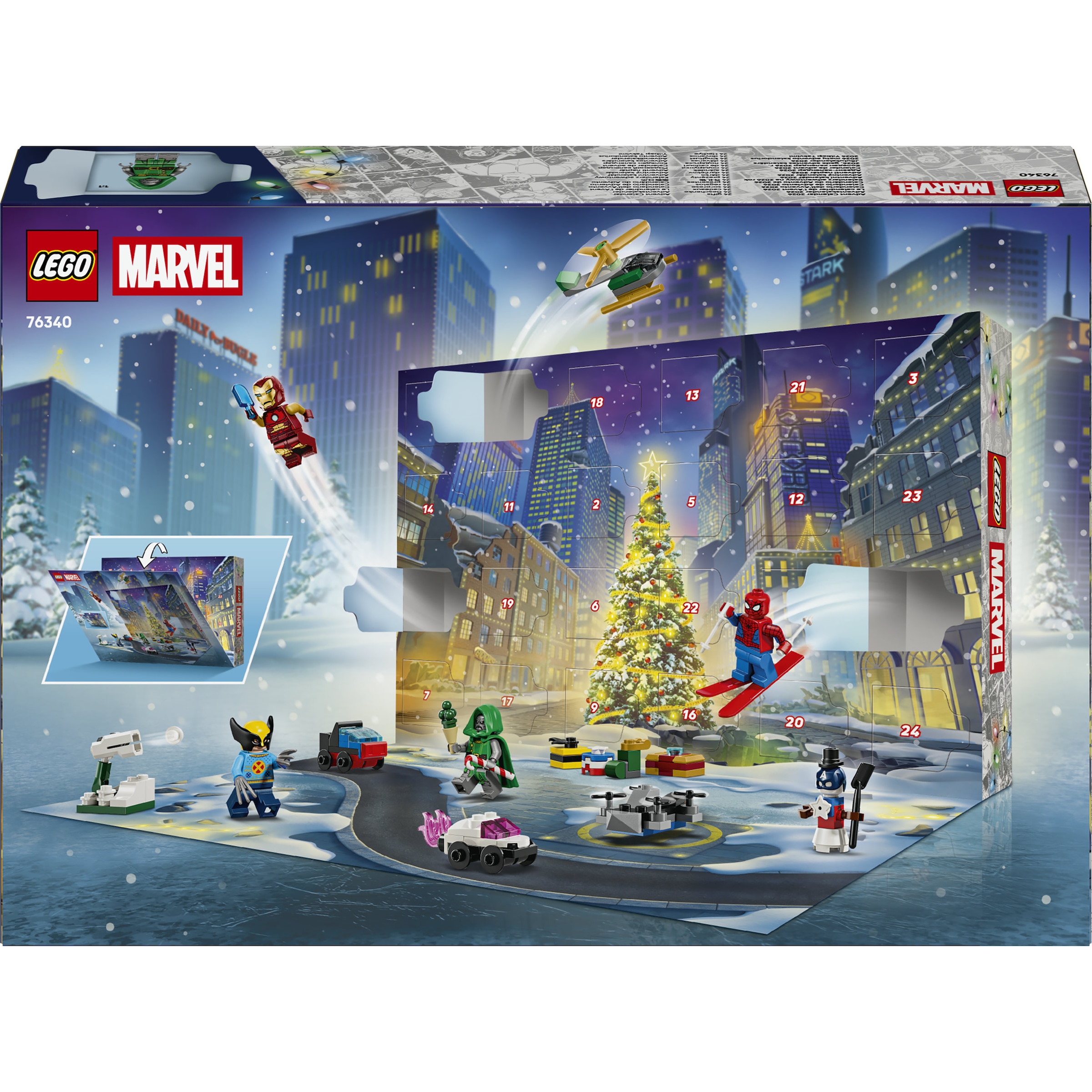 LEGO® Spielzeug-Adventskalender »Adventskalender 2026 (76340), LEGO Super Heroes« ab 6 Jahren Made in Europe