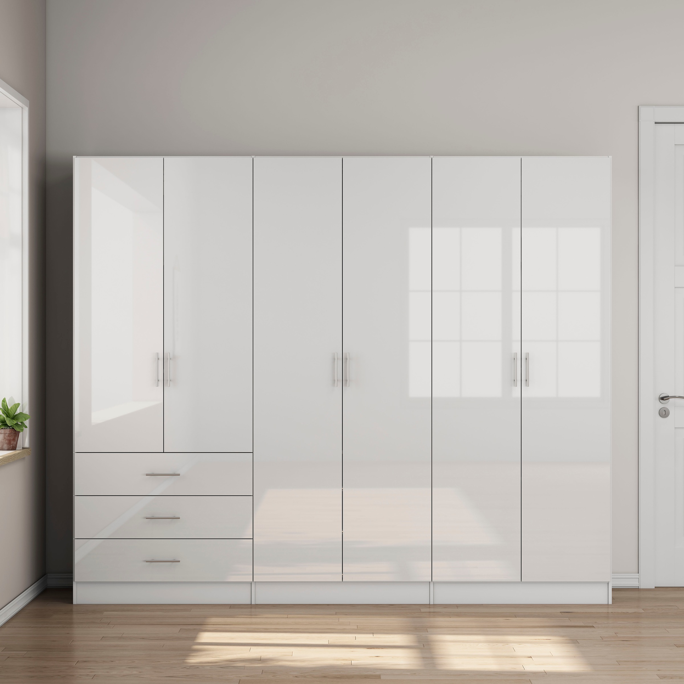 OTTO home Kleiderschrank »Trento Schlafzimmerschrank Garderobe hochglanz Bestseller«