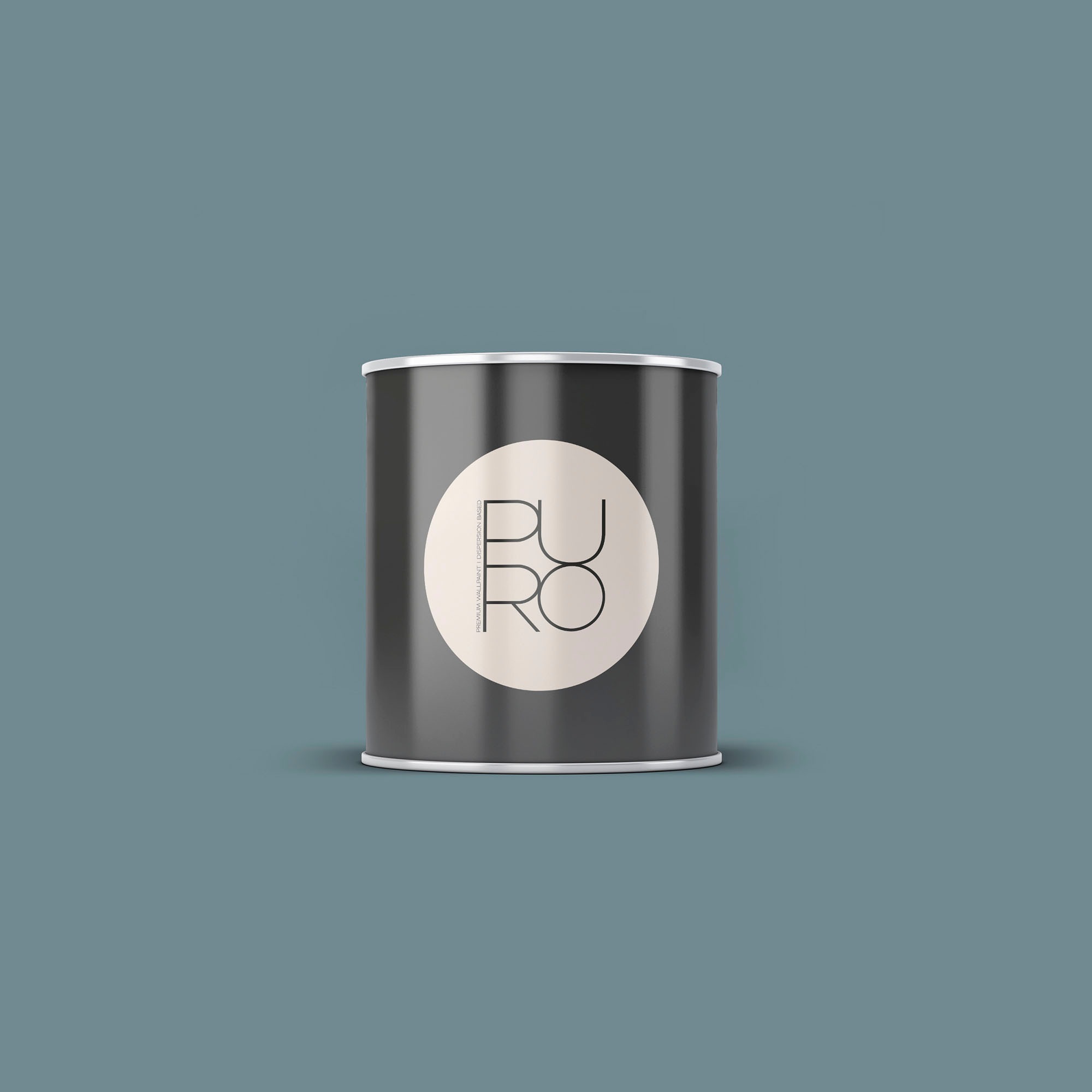 A.S. Création Wandfarbe »Premium Innenwandfarbe PURO Tuchmatt bluish petrol« ideal für Wohnzimmer, Schlafzimmer, Flur und Küche, Farbwelt Blau