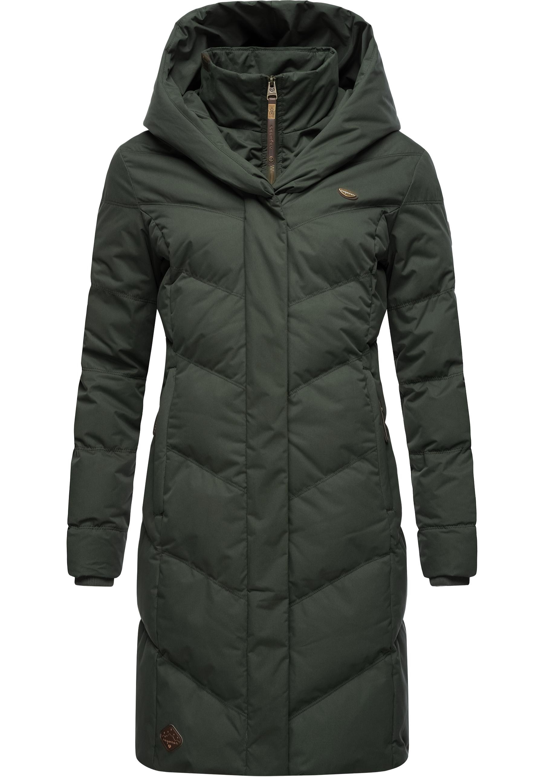 Ragwear Steppmantel »Natalka« stylischer, gesteppter Winterparka mit gefütterter Kapuze