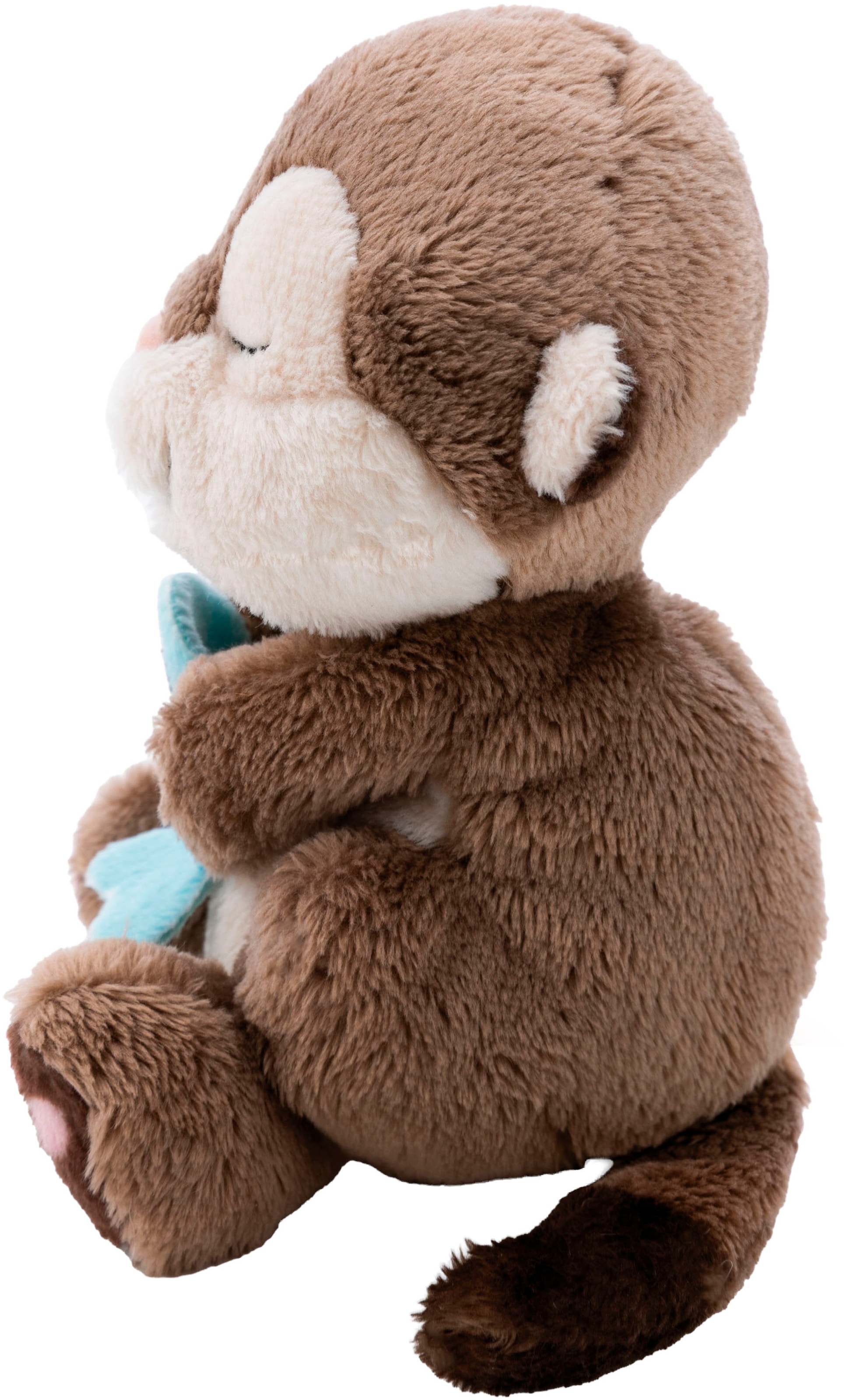 Nici Kuscheltier »Sleeping Pets, Otter mit Fisch 12cm schlafend im Körbchen«