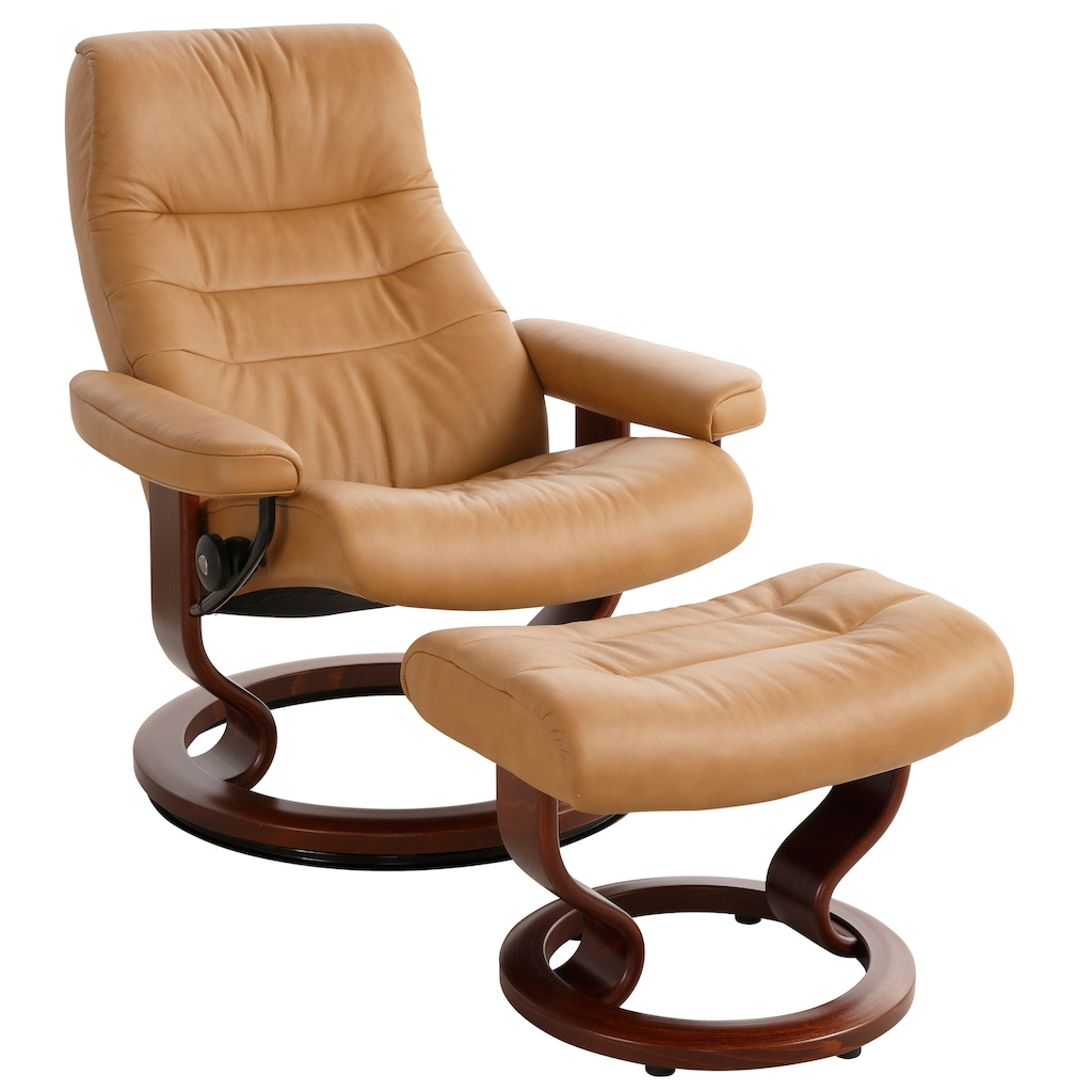 Stressless® Relaxsessel »Opal«, (Set, Relaxsessel mit Hocker), mit Hocker, mit Classic Base, Größe L, mit Schlaffunktion