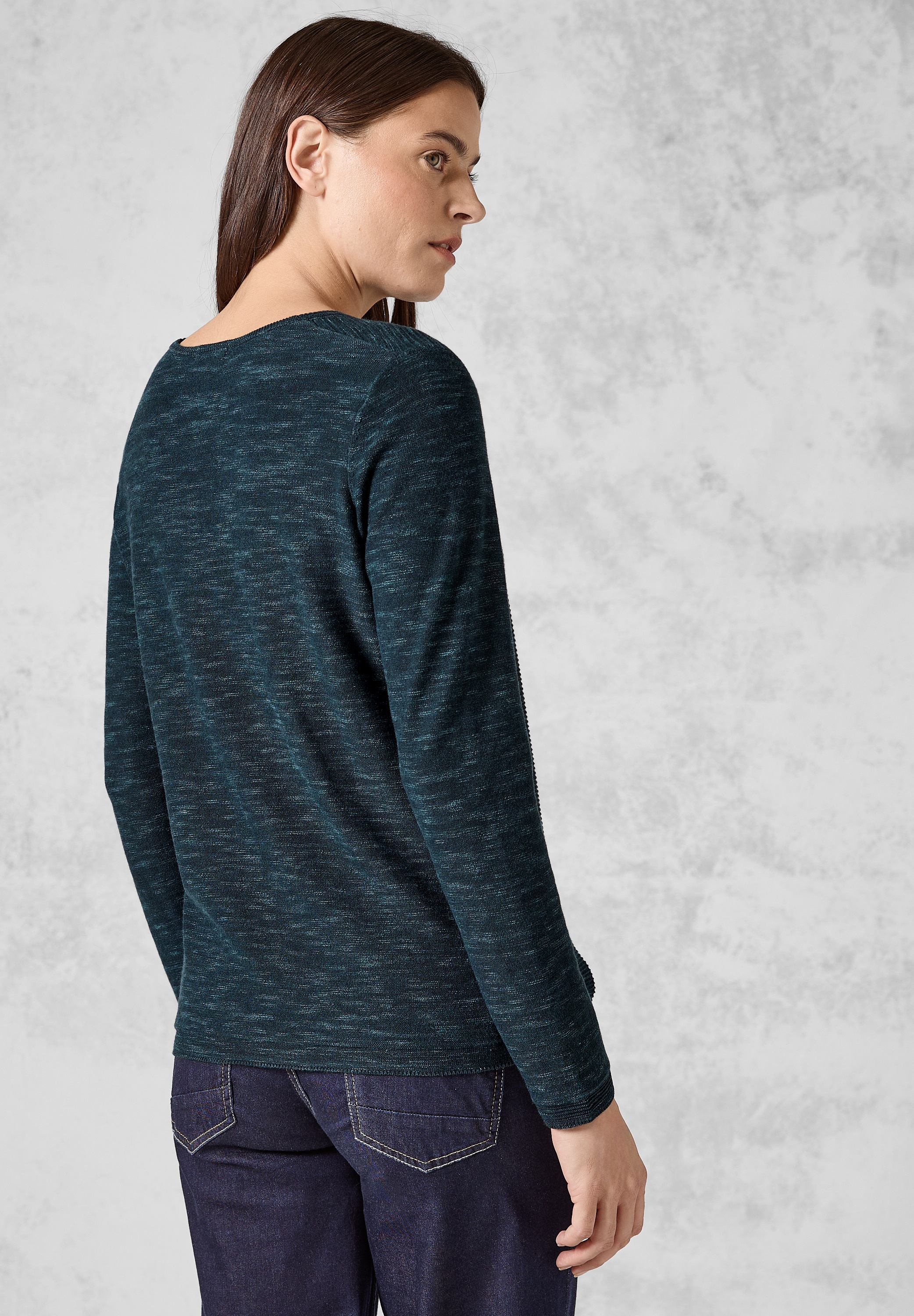 Cecil Strickpullover, mit Rundhalsausschnitt