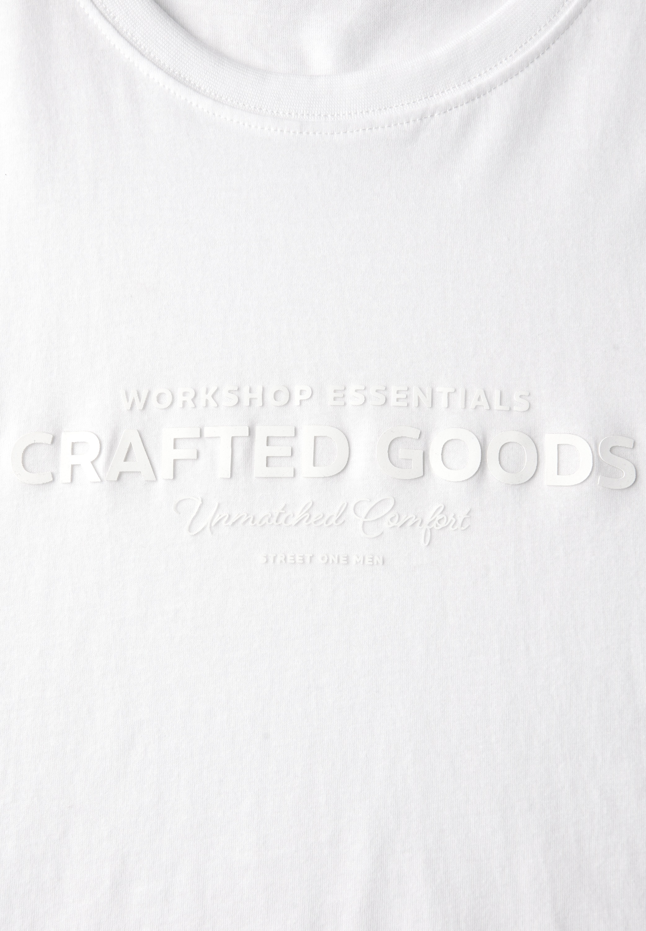 STREET ONE MEN T-Shirt aus reiner Baumwolle