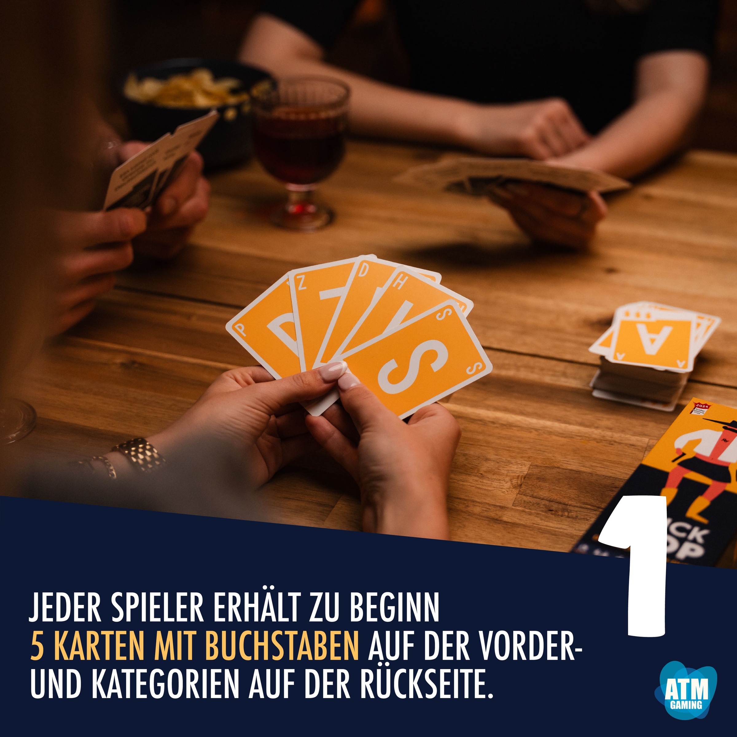 ATM GAMING Spiel »Quickstop Das BuchstabenDuell« Made in Germany