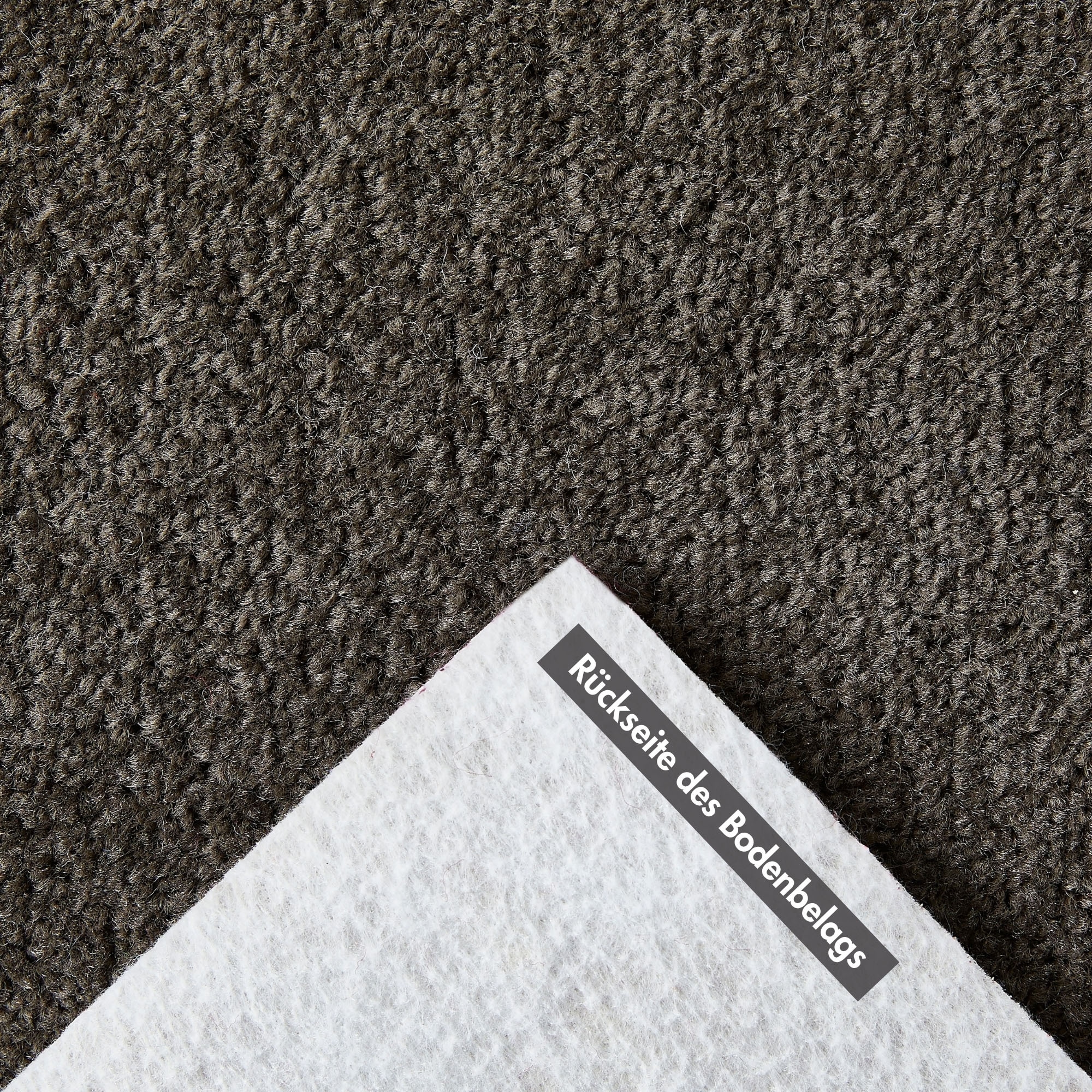 Andiamo Teppichboden »Ines, Kräuselvelours, Gesamthöhe ca. 8,5 mm, Luxusklasse LC2« rechteckig 21 mm Höhe Uni Farben, Breite 400 cm, strapazierfähig & pflegeleicht
