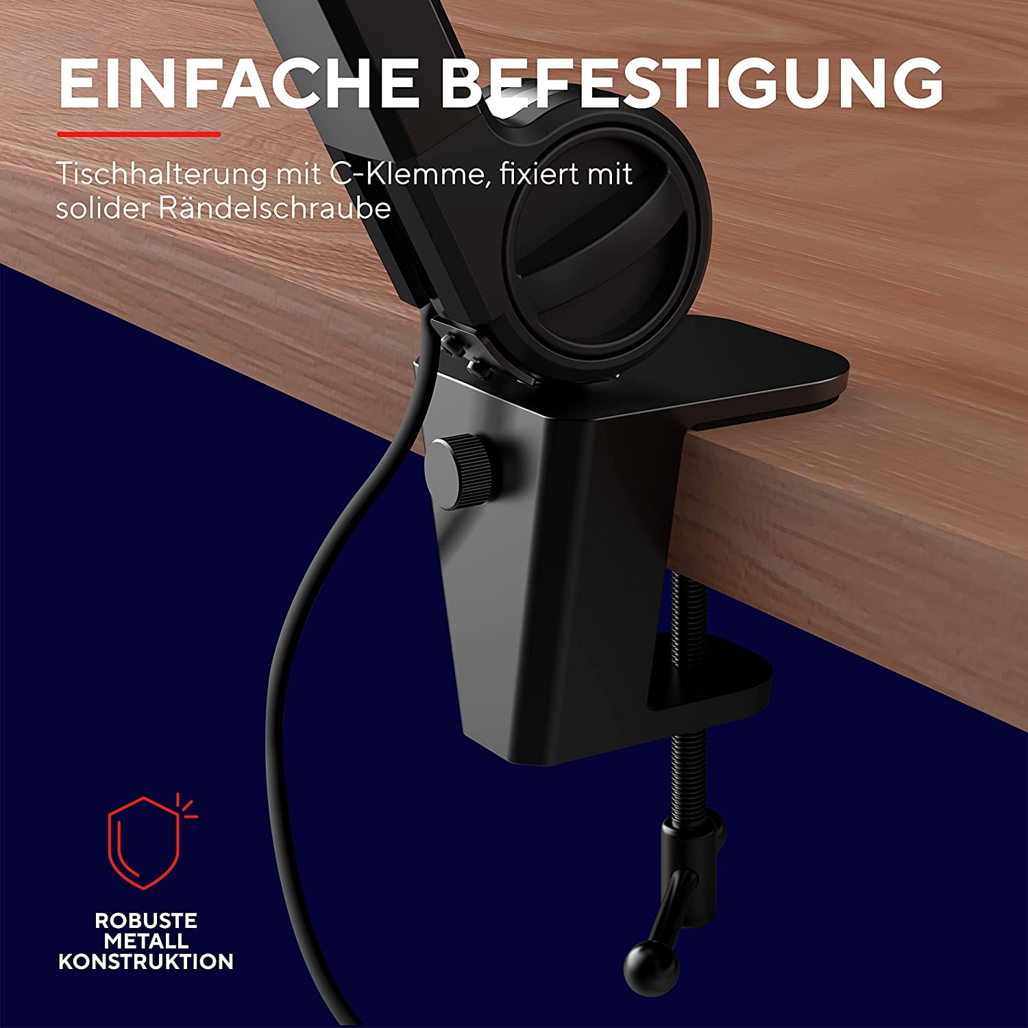 Trust Mikrofon »GXT 255+ ONYX MICROPHONE & ARM«