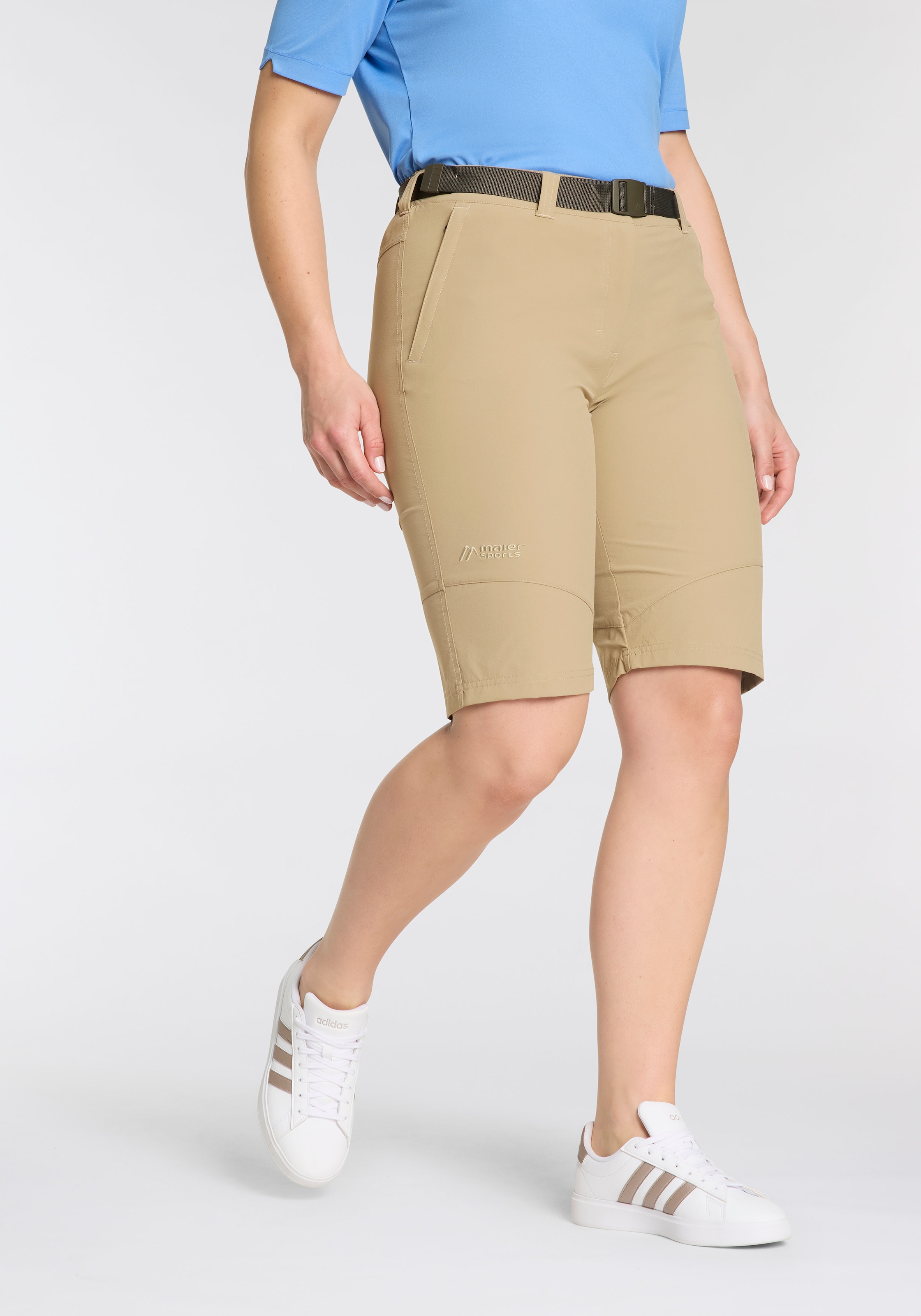 Maier Sports Bermudas "D GG Outdoorhose" mit zwei eingelassenen Taschen, atmungsaktiv, wasserabweisend