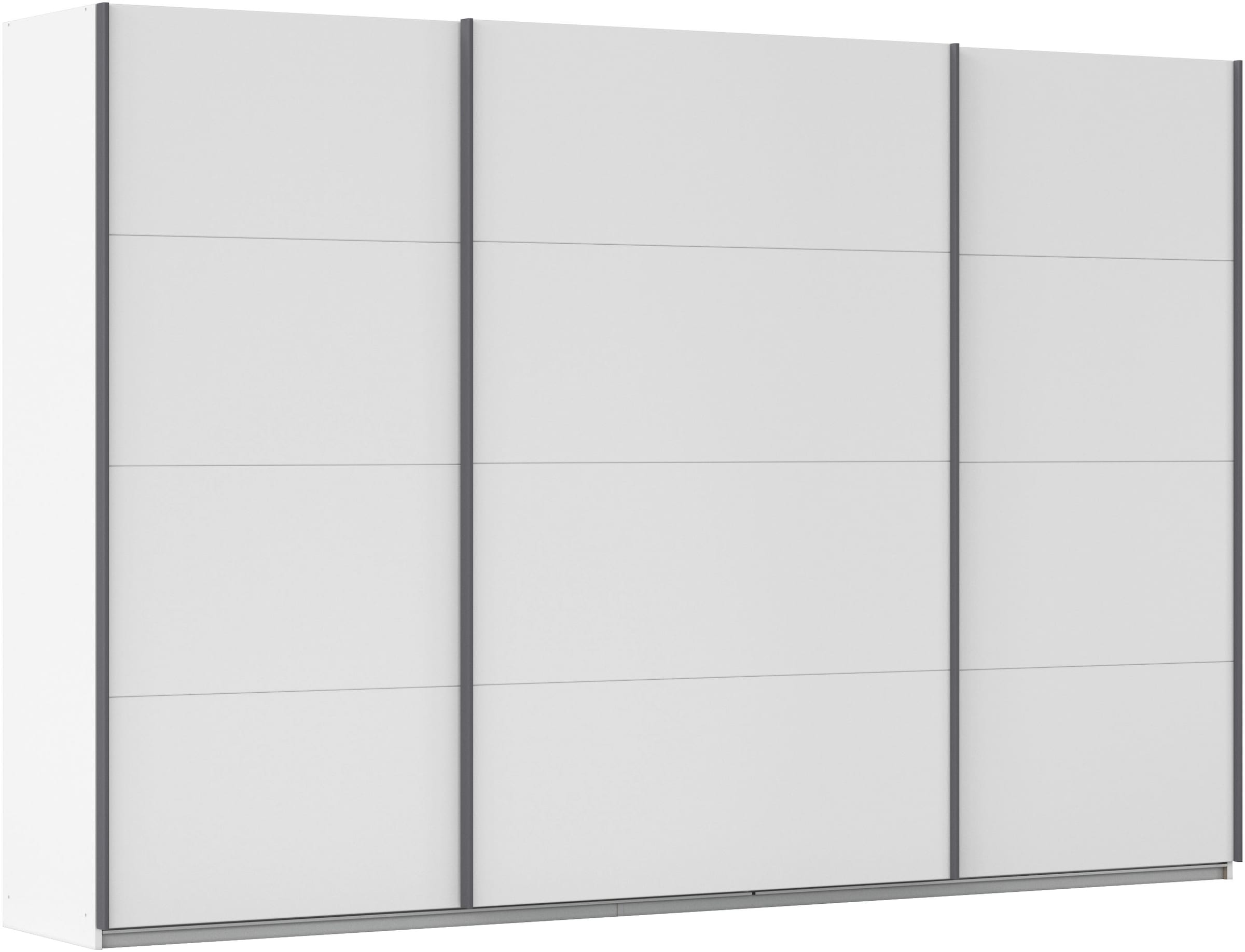 OTTO home Schwebetürenschrank "Kleiderschrank Schrank Garderobe AGORDO mit Dekor- oder Hochglanzfront" Breiten 203/271/315/360 cm in drei Griff-Farben - NEU: Farbe SCHWARZ, in 4 Breiten und 2 Höhen MADE IN GERMANY