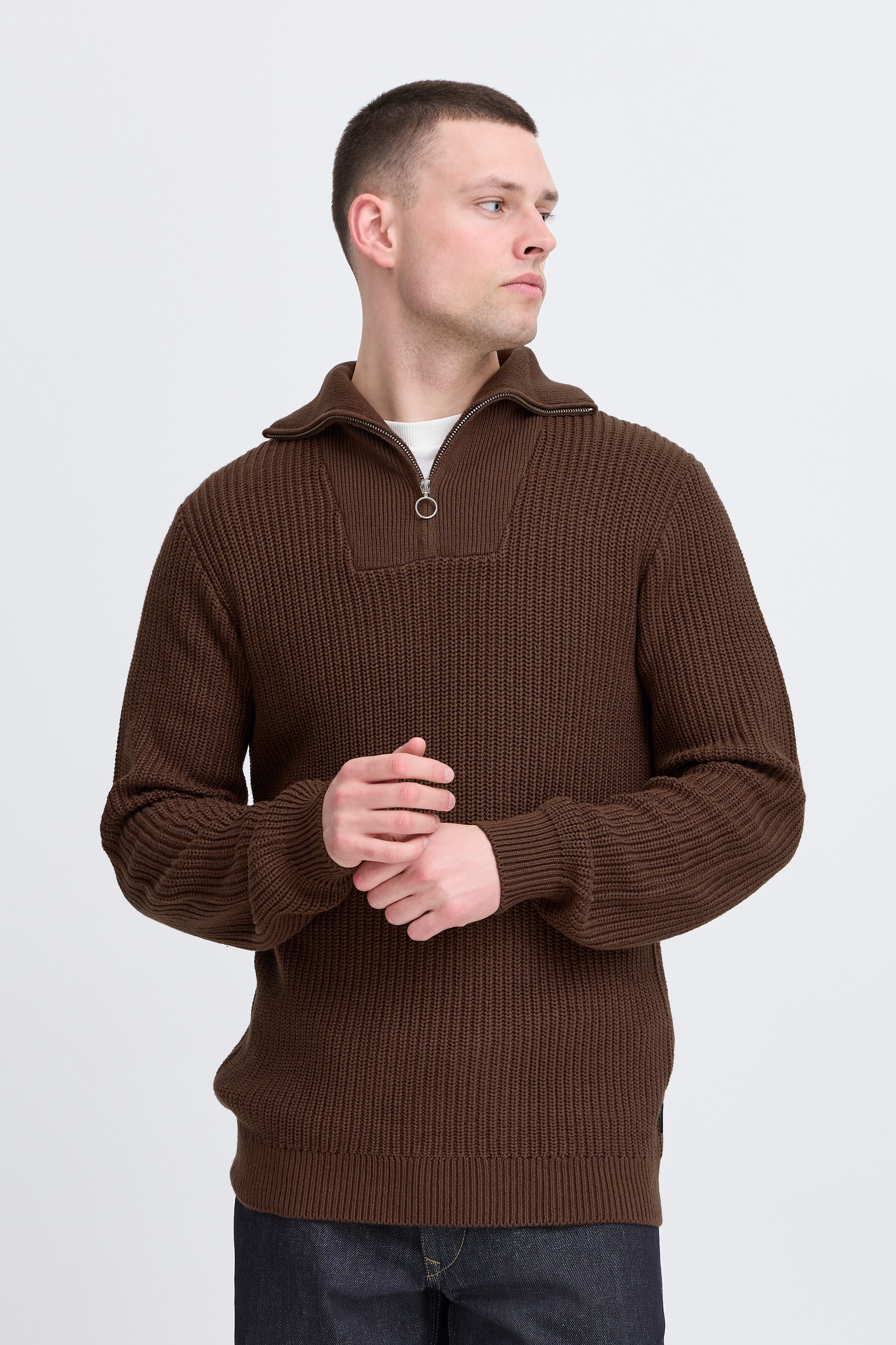 Blend Stehkragenpullover "BHDENO HALFZIPP" günstig online kaufen