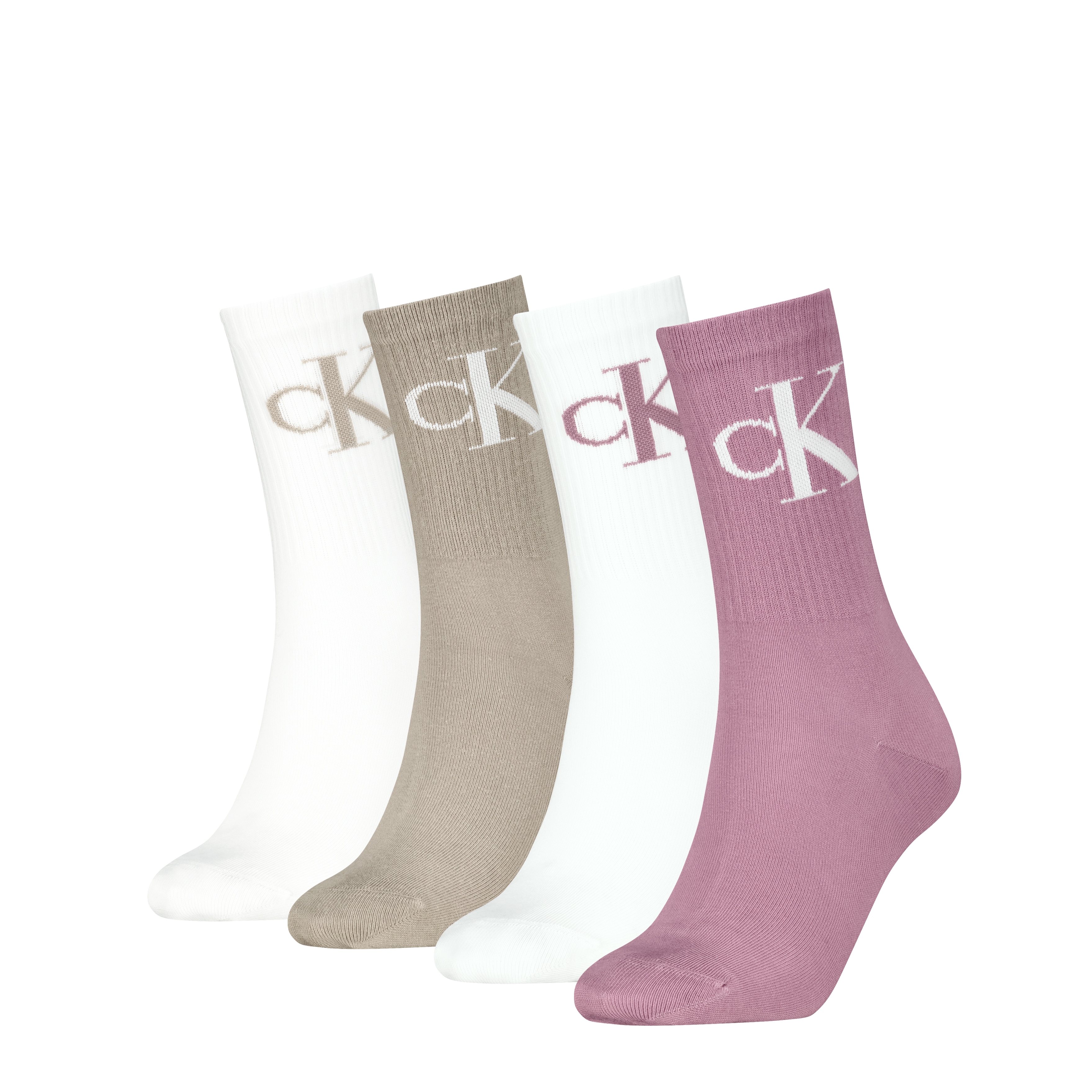 Calvin Klein Jeans Socken "CKJ WOMEN SOCK 4P MONOGRAM ECOMM" 4 Paar tlg.