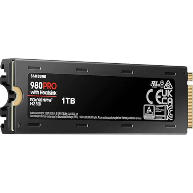 Samsung interne SSD »980 PRO Heatsink«, Anschluss M.2 PCIe 4.0, Playstation  5 kompatibel | BAUR