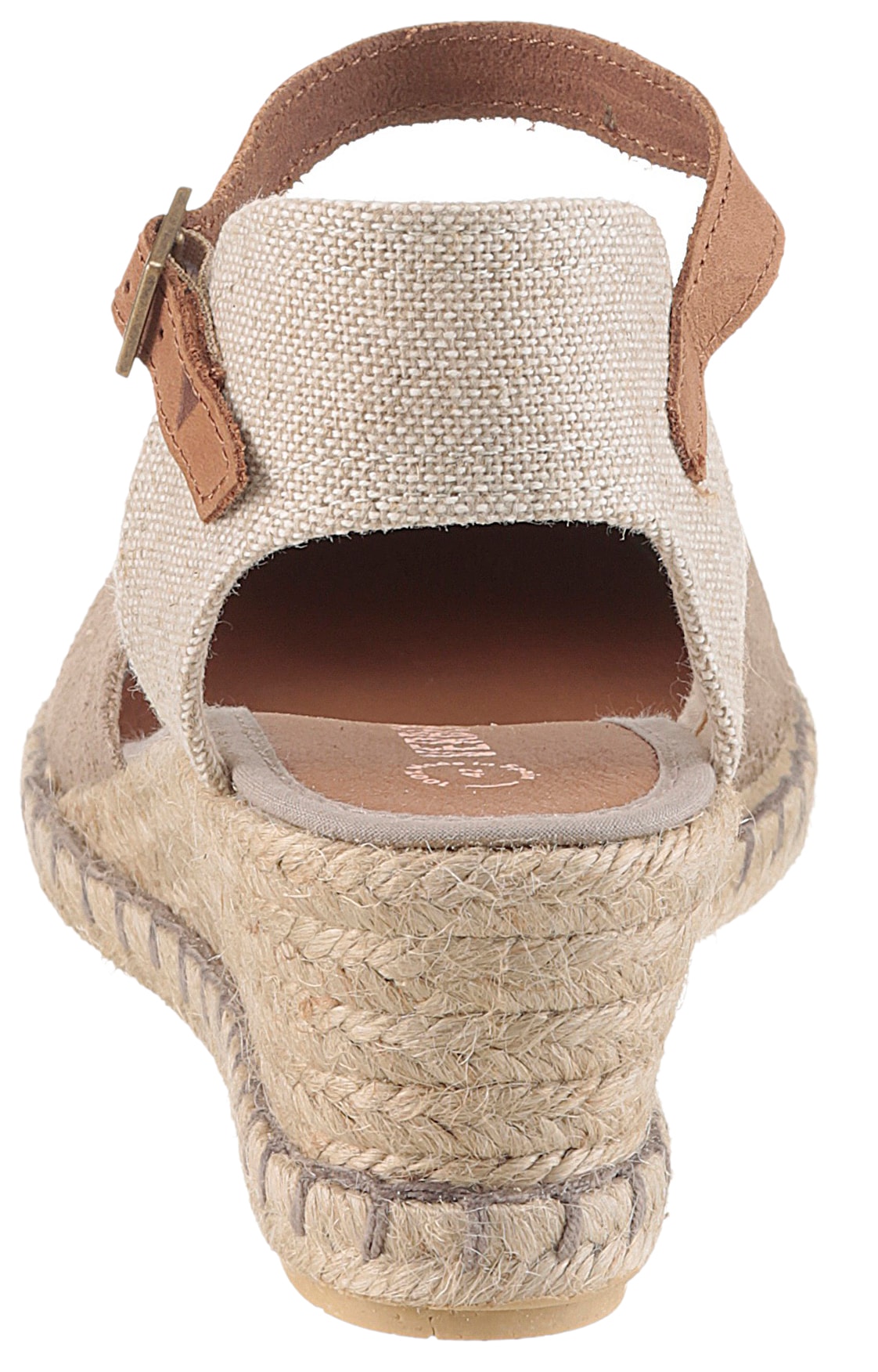 VERBENAS Sandalette »MALENA SERRAJE«, Sommerschuh, Riemchensandale, Urlaubschuh mit Keilabsatz