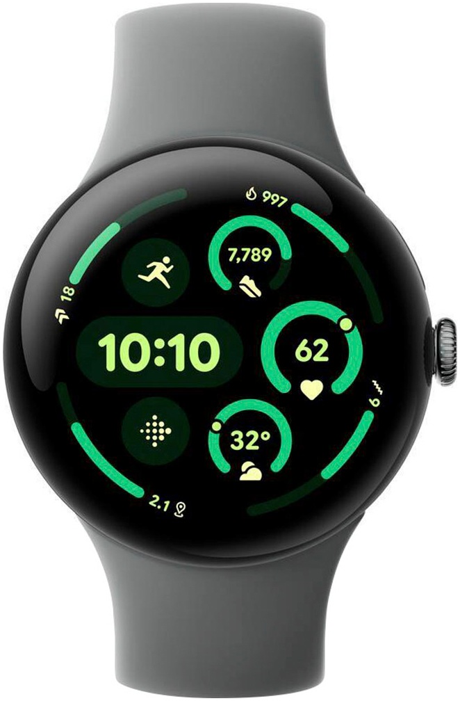 Google Smartwatch »Pixel Watch 3 45mm WIFI«, (4,5 cm / 1.77 Zoll), Watch OS 5, 32 GB,)