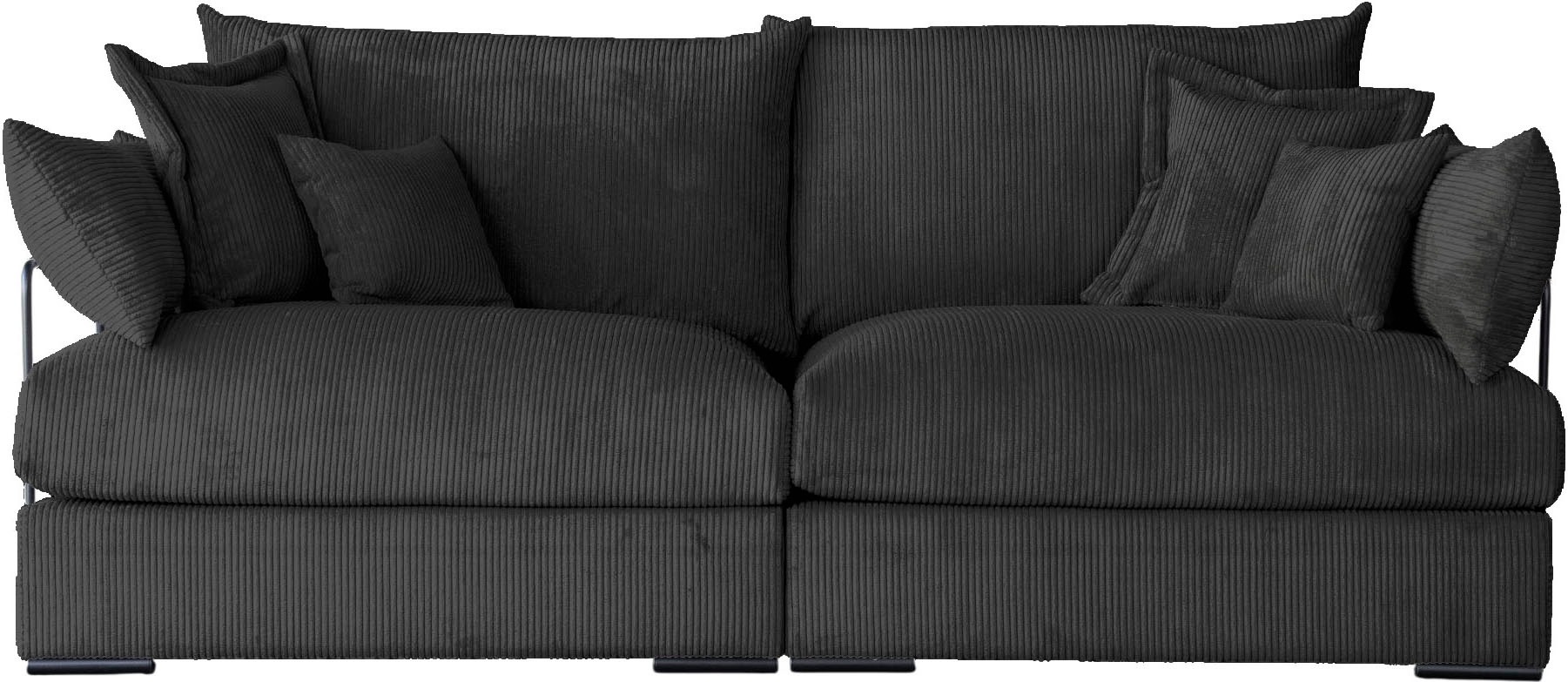 Home affaire Big-Sofa "Casa, Breite 190 cm" Mega-Sofa, in Cord oder Chenill günstig online kaufen