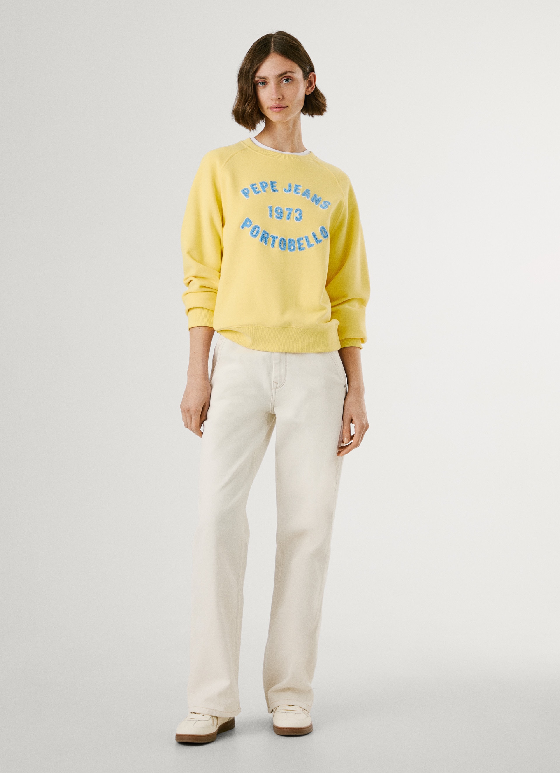 Pepe Jeans Sweatshirt »BAIA«, Rundhals, Baumwollmix
