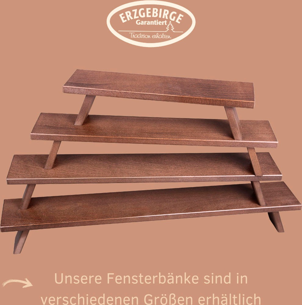 Weigla Schwibbogen-Fensterbank "Weihnachtsdeko, Made in Germany" 1 Stk. aus günstig online kaufen