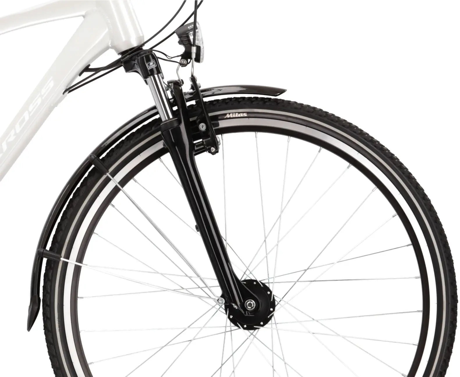 Kross Trekkingrad »Trekkingrad Trans 4.0 weiß 21 Gänge«, 21 Gang, Shimano, ACERA T3000 Schaltwerk, Kettenschaltung
