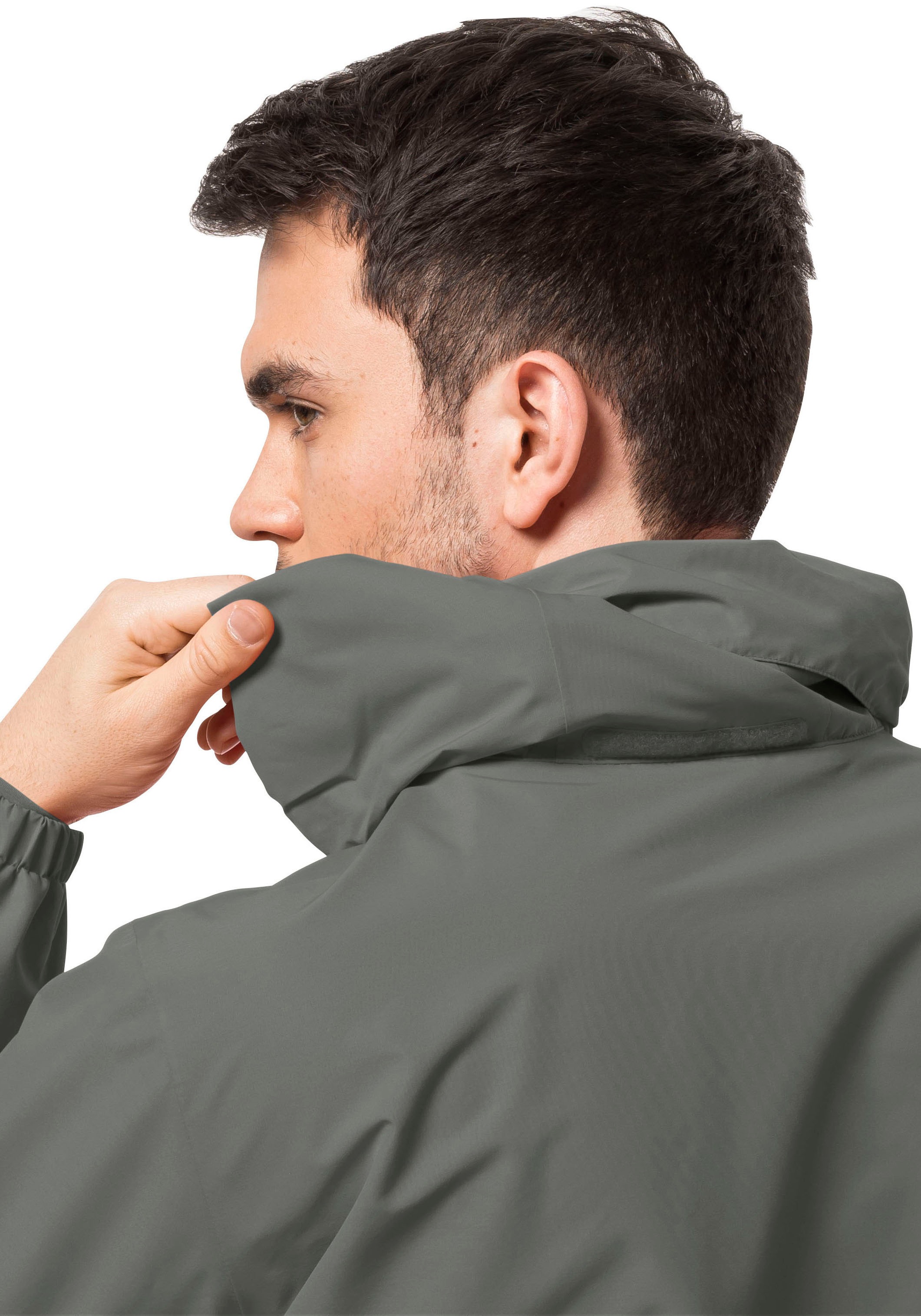Jack Wolfskin Funktionsjacke »STORMY POINT 2L JKT M«, mit Kapuze