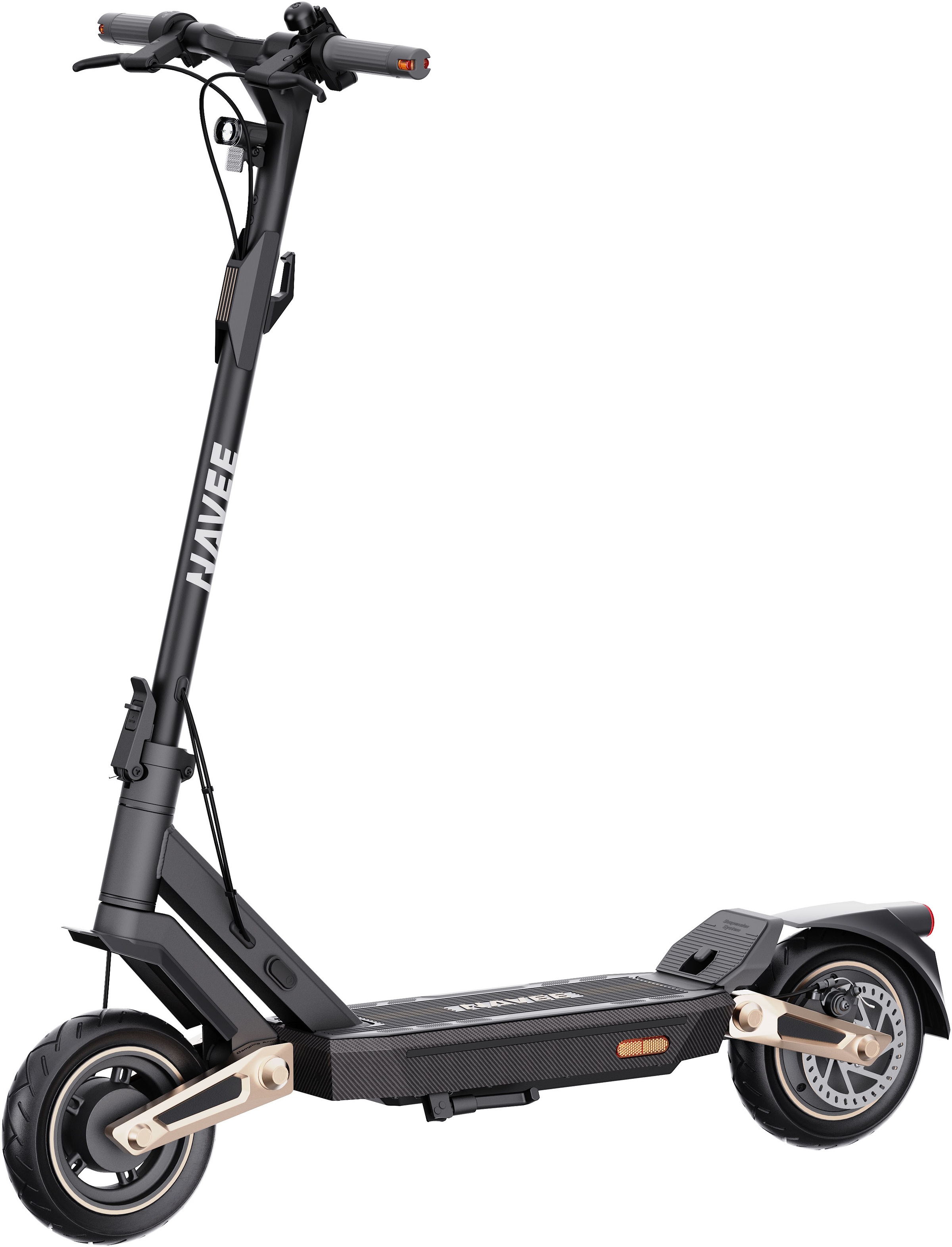 E-Scooter NAVEE "ST3 Electric Scooter (DE Version)", schwarz, RollerB:60cm L:120cm, B:60cm L:120cm - Einheitsgröße