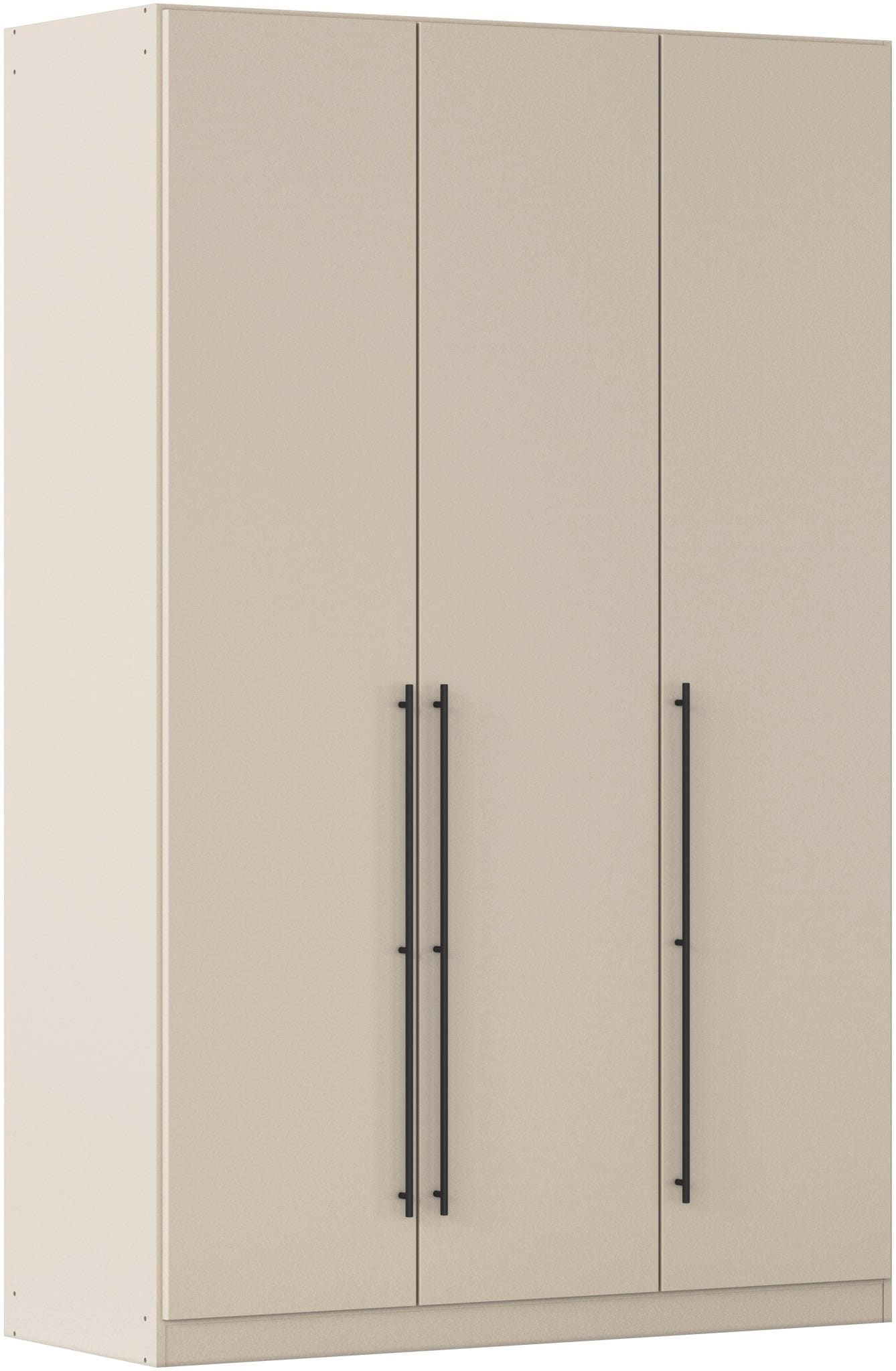 OTTO home Kleiderschrank "Mehrzweckschrank Aktenschrank Möbel Mietswohnung Schlafzimmer AVOLA" 3 verschiedene Ausstattungen BASIC/CLASSIC/PREMIUM (inkl. SOFT-CLOSE), mit hochwertigen Stangengriffen in Schwarz aus Metall MADE IN GERMANY