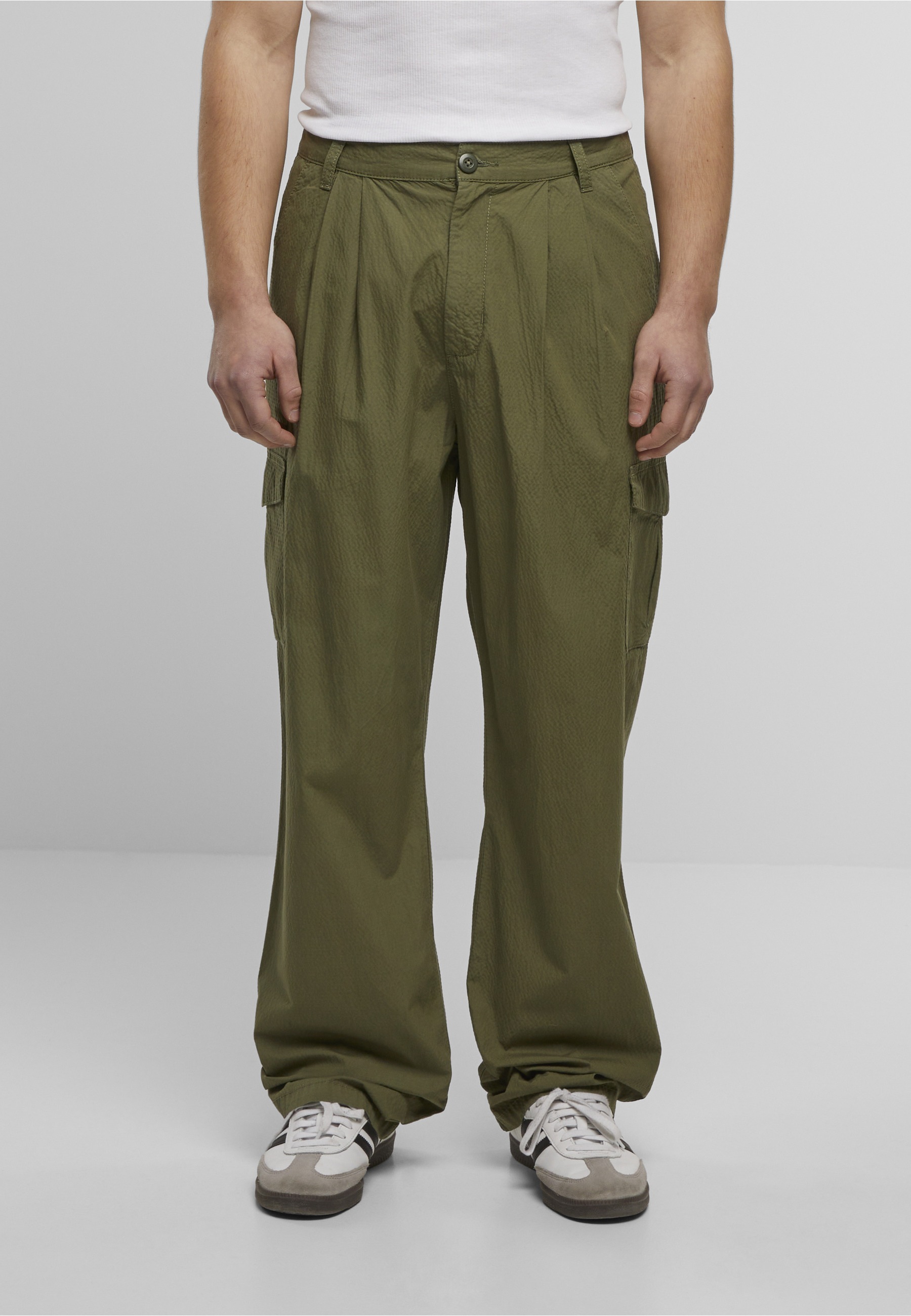 URBAN CLASSICS Cargohose »Urban Classics Wide Pleated Cargo Pants«