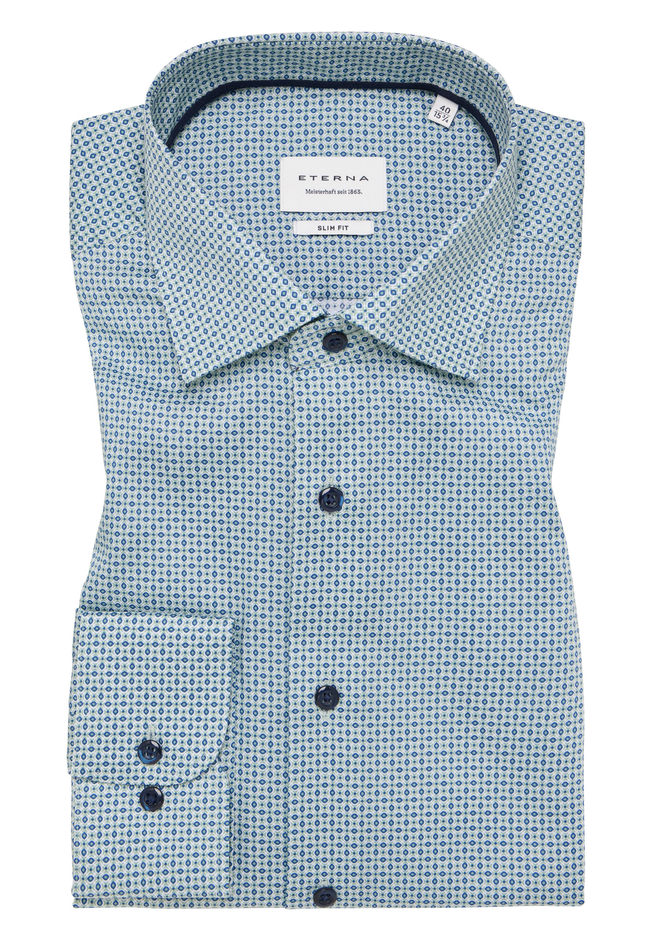Eterna Langarmhemd »SLIM FIT«, NON IRON (bügelfrei)