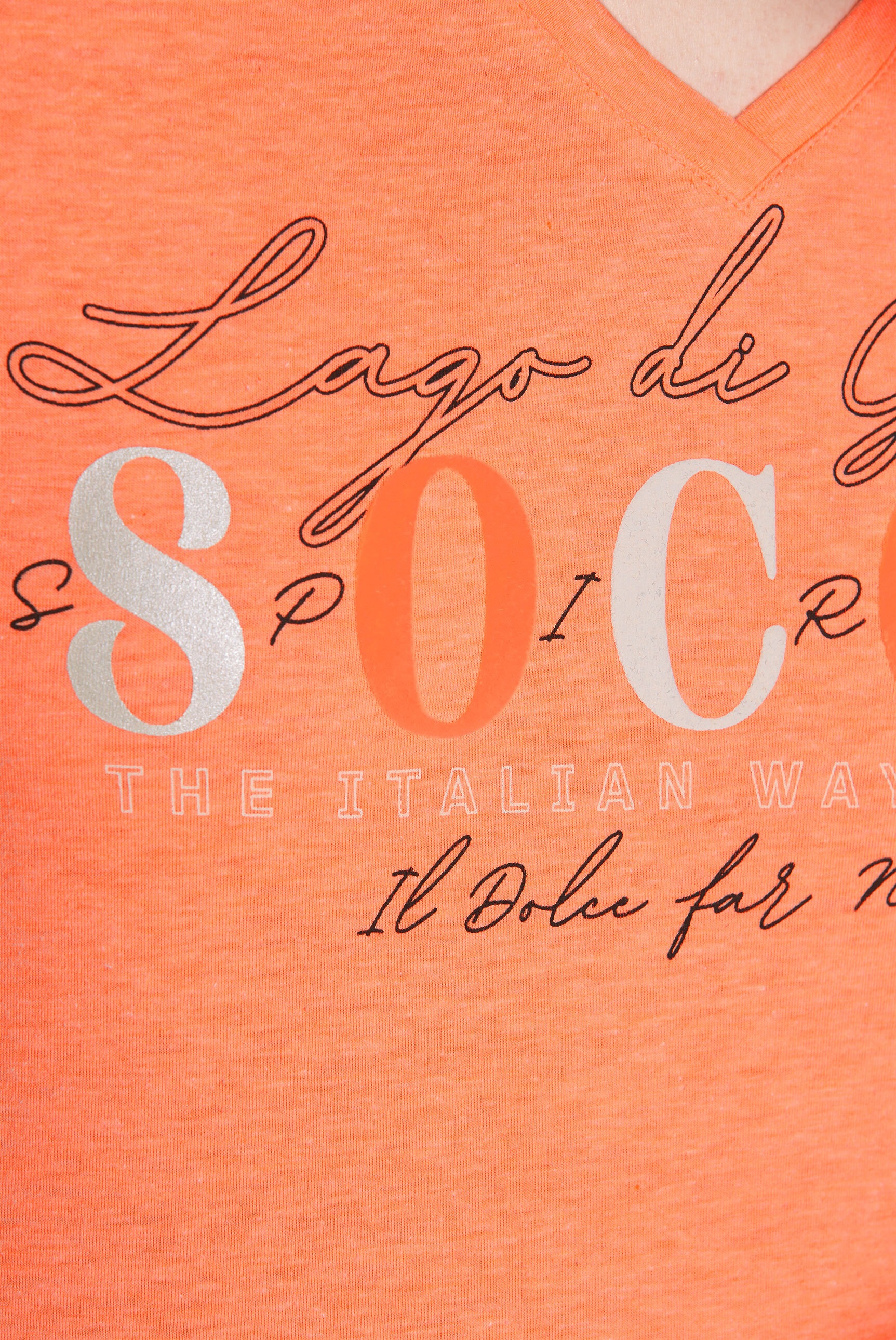 SOCCX V-Shirt, mit V-Ausschnitt