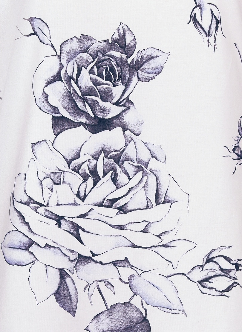 Trigema Jerseyhose »TRIGEMA Schlafanzughose mit modischem Rosen-Motiv« für  bestellen | BAUR