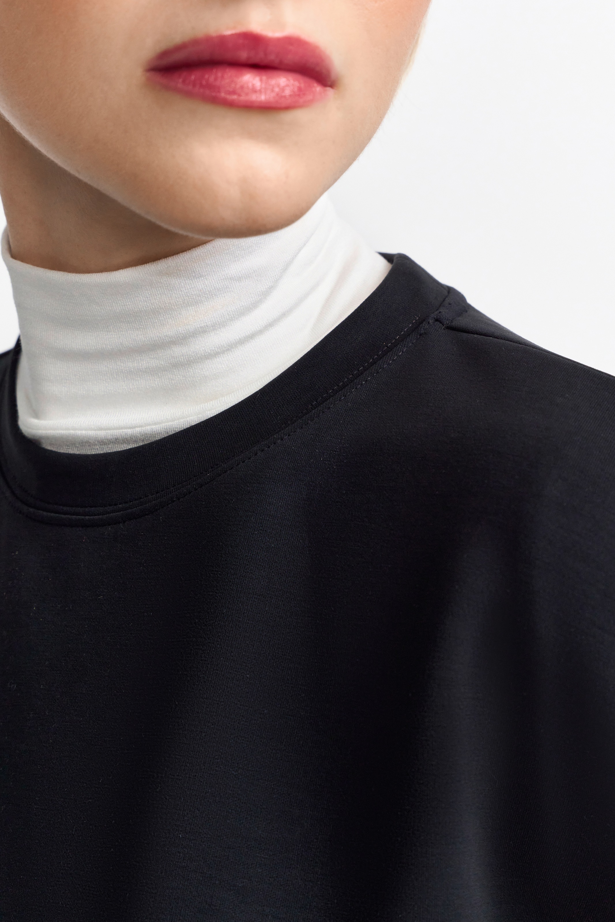 RICHROYAL Sweatshirt »Tencel peached Shirt«, modische Kurzarmsweatshirt