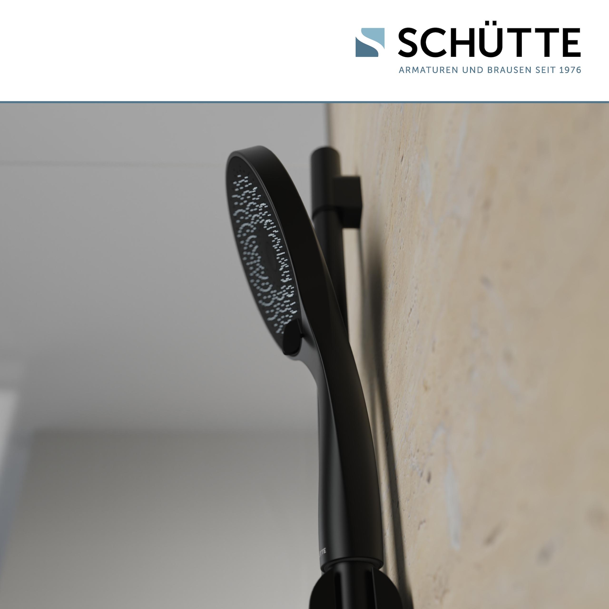 Schütte Stangenbrause-Set »CAPRI«, Duschbrause, 3-fach verstellbar, Antikalk, wassersparend