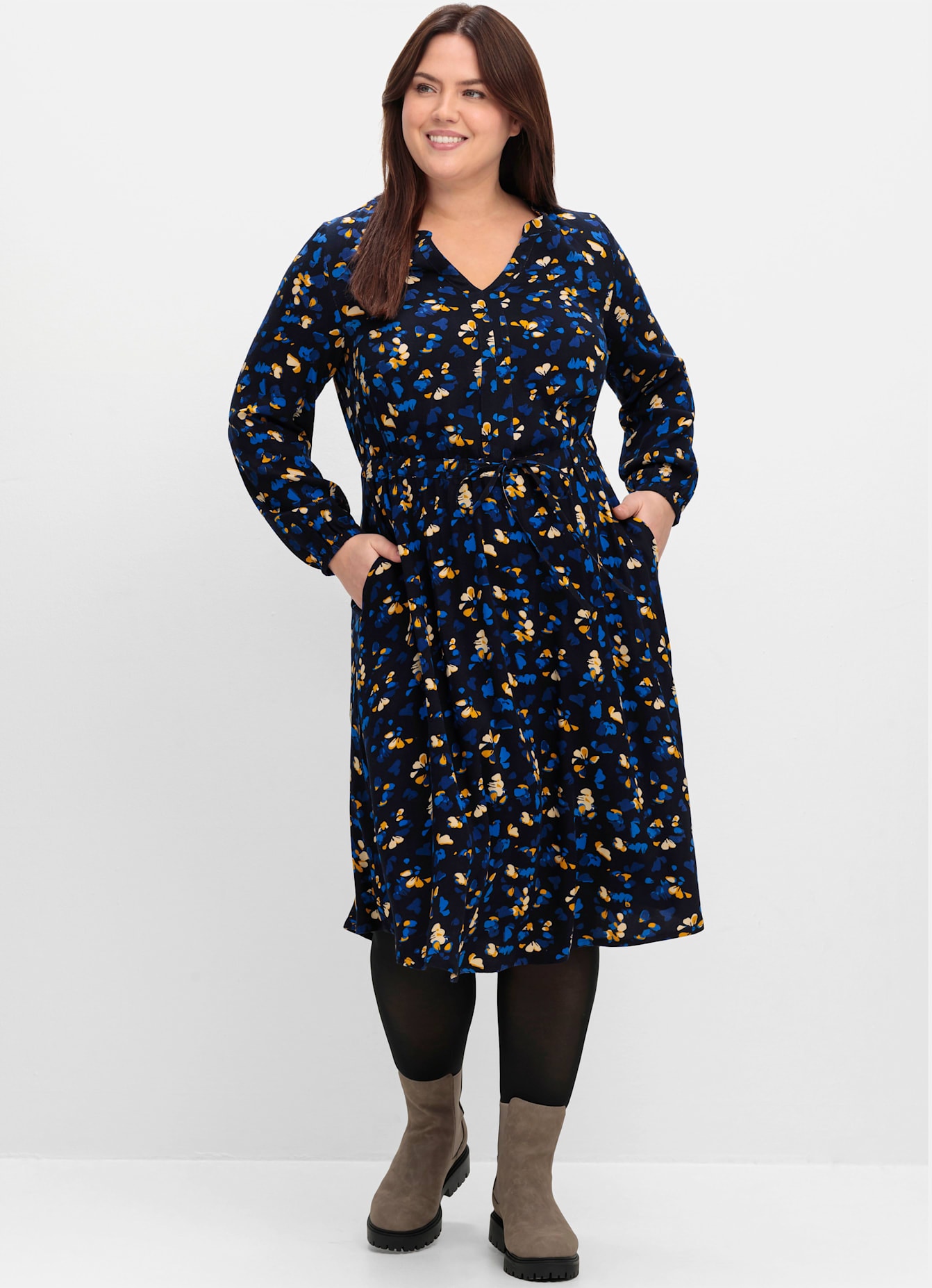 Sheego Druckkleid "Druckkleid" günstig online kaufen