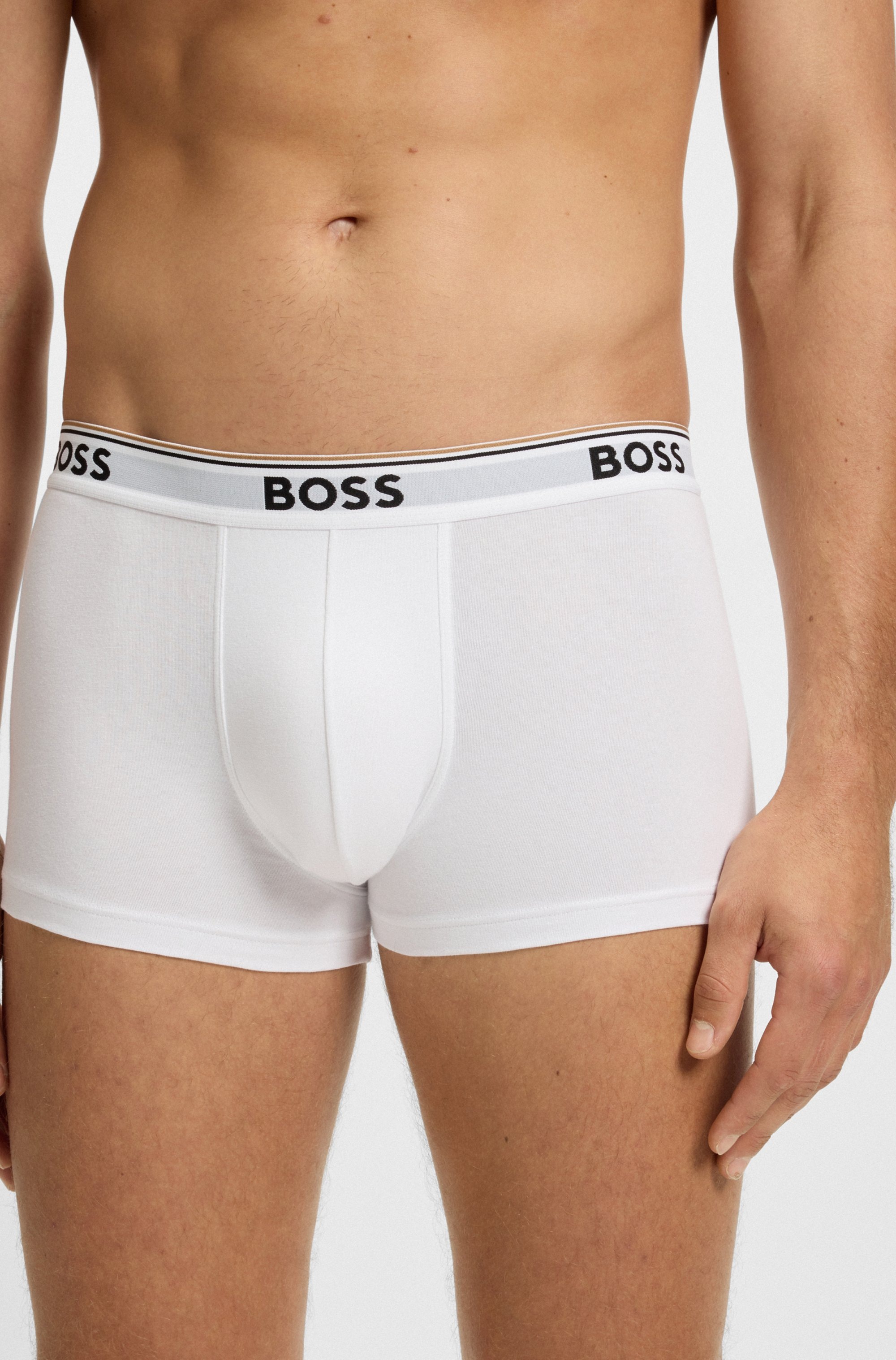 BOSS Boxer "TRUNK 3 PACK", (3 St.), BOSS Schriftzug auf dem Bund günstig online kaufen