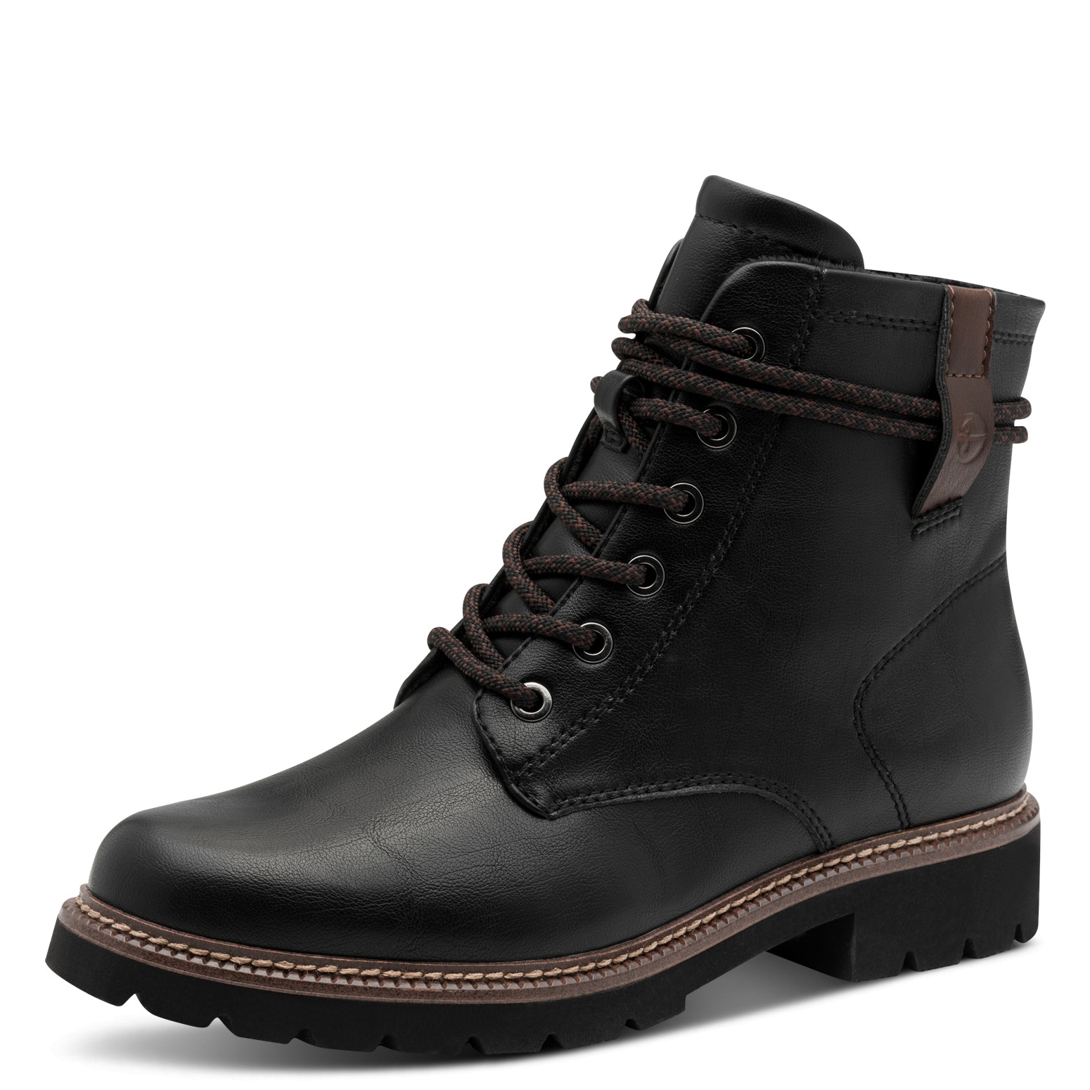 Tamaris Schnürstiefelette, Blockabsatz, Schnürboots in veganer Verarbeitung günstig online kaufen