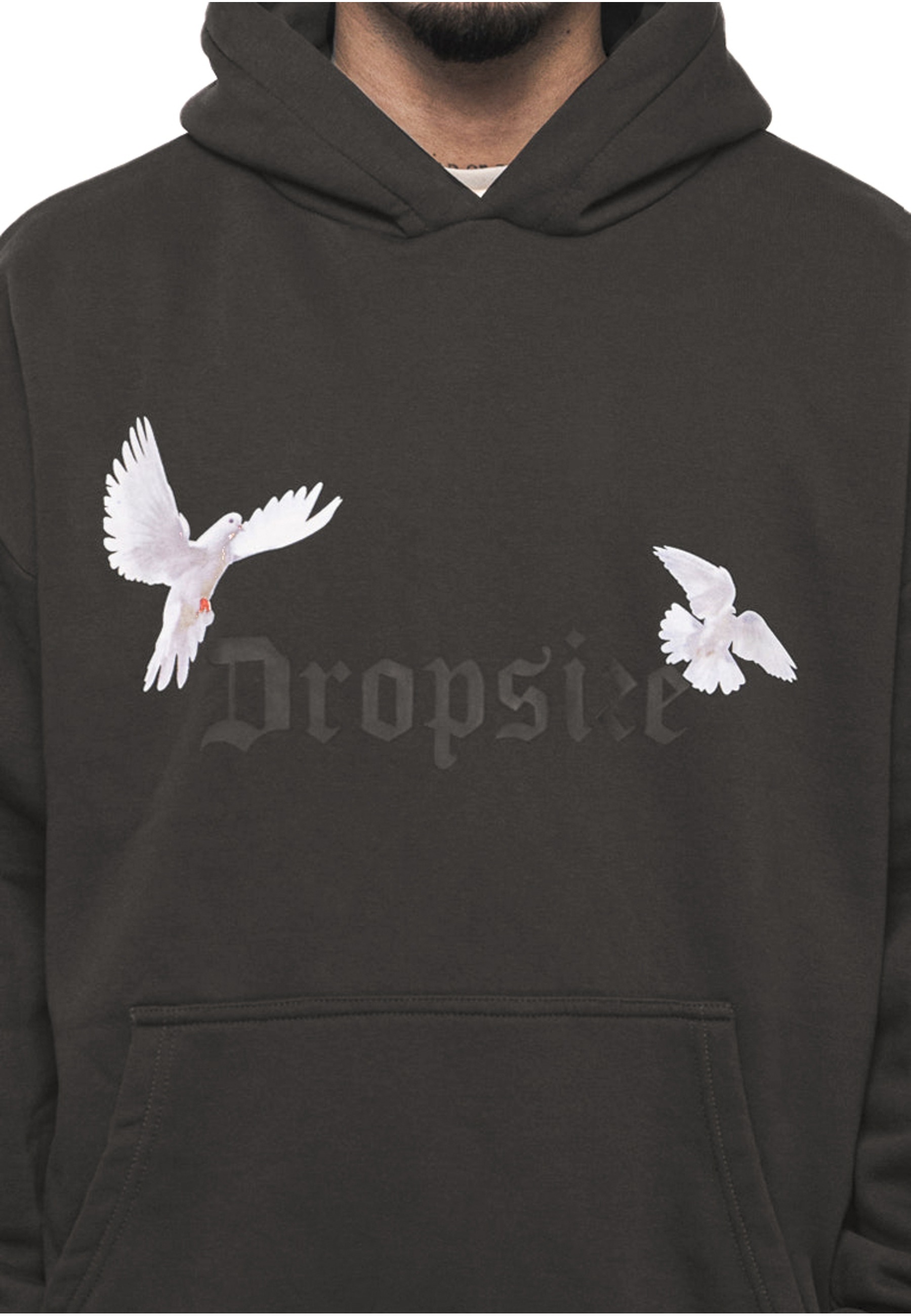 Dropsize Kapuzenpullover »Dropsize Herren Heavy Oversize Doves Hoodie« 1 Stk.