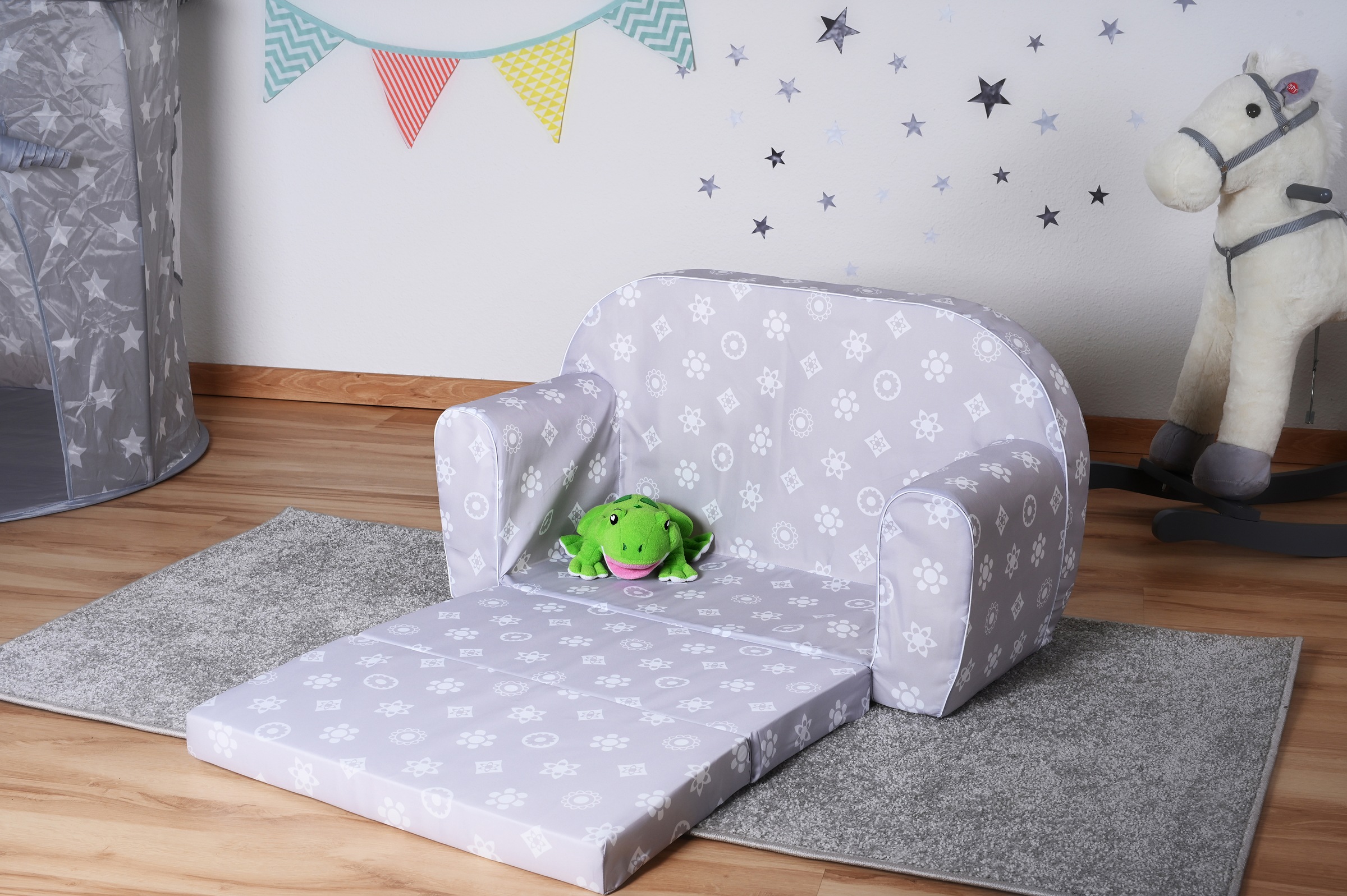 Knorrtoys® Sofa »Royal Grey«, für Kinder; Made in Europe