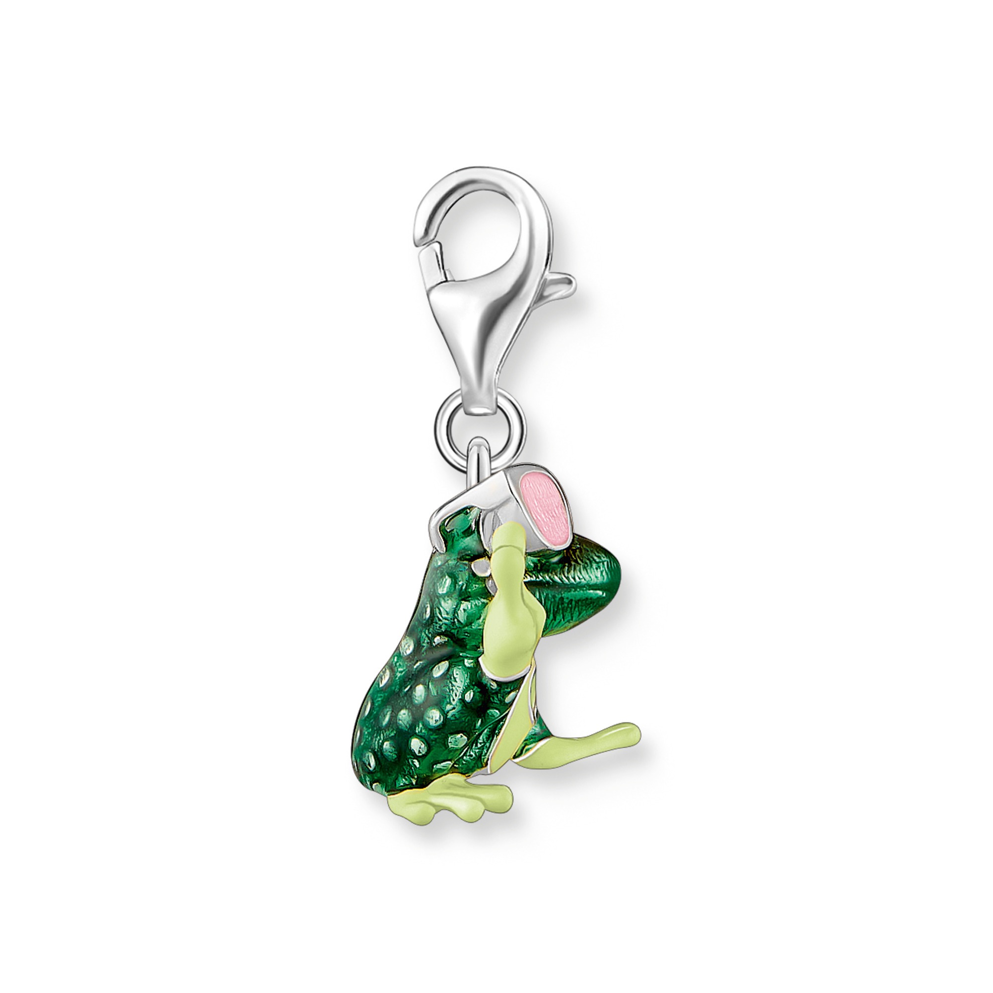 THOMAS SABO Charm-Einhänger »Frosch-Optik mit Sonnenbrille bunt, 2215-691-7«, mit Zirkonia (synth.)