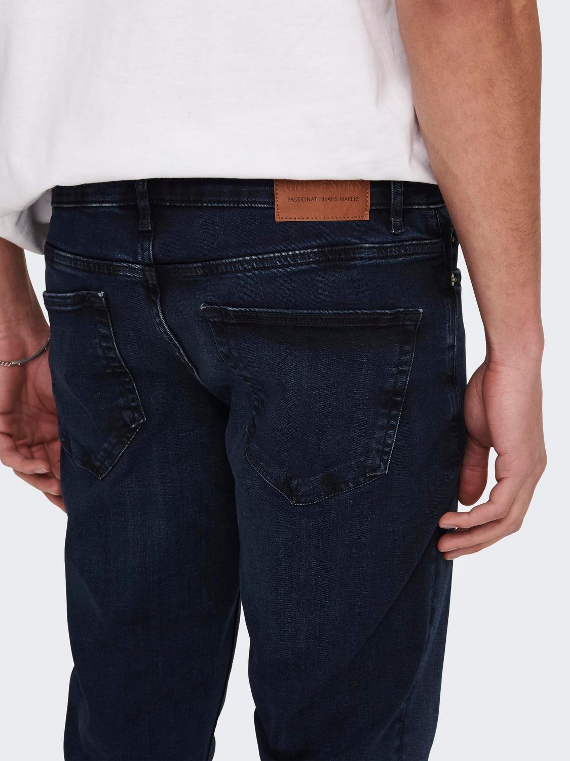 ONLY & SONS Slim-fit-Jeans »OS ONSLOOM SLIM BLUE GREY 40« mit Destroyed Effekt
